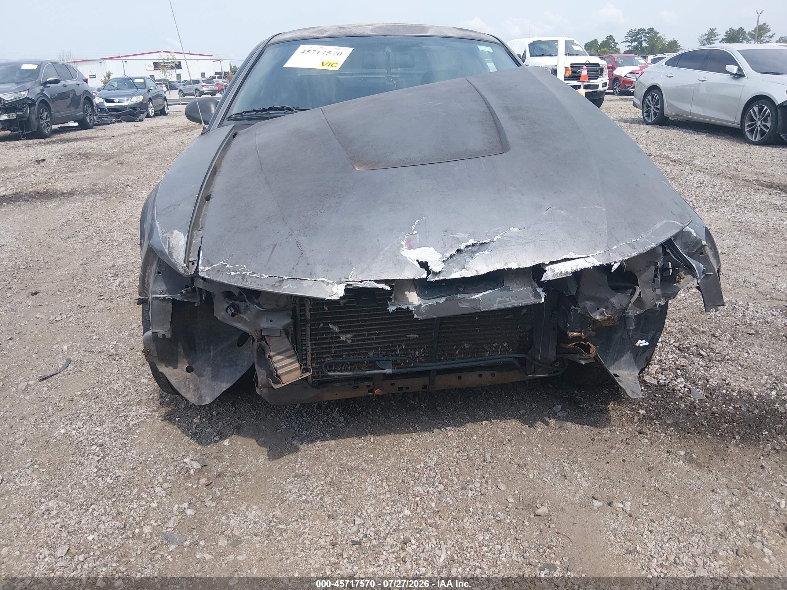 2004 Ford Mustang   Gray vin: 1FAFP40614F165081