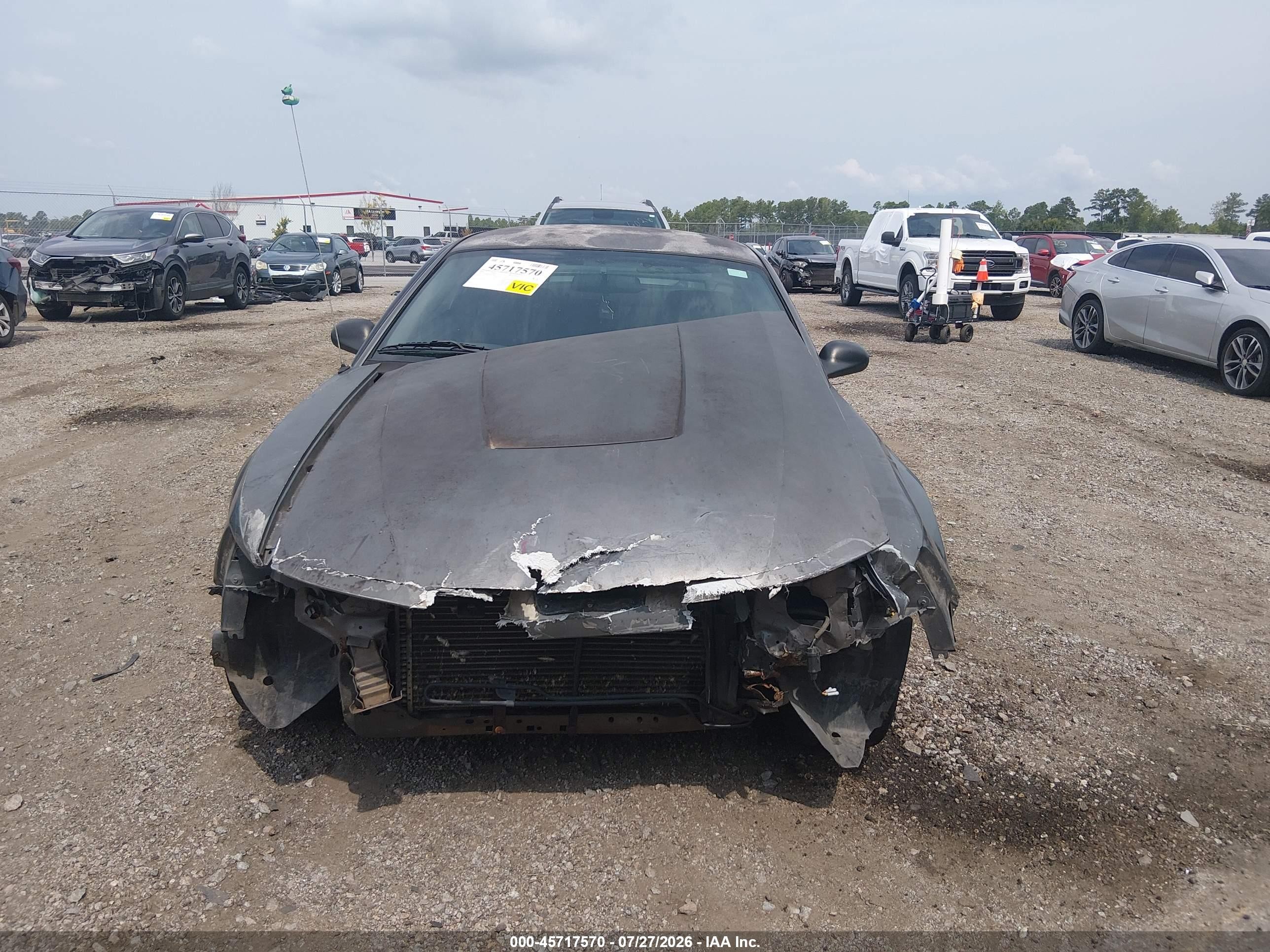 2004 Ford Mustang   Gray vin: 1FAFP40614F165081