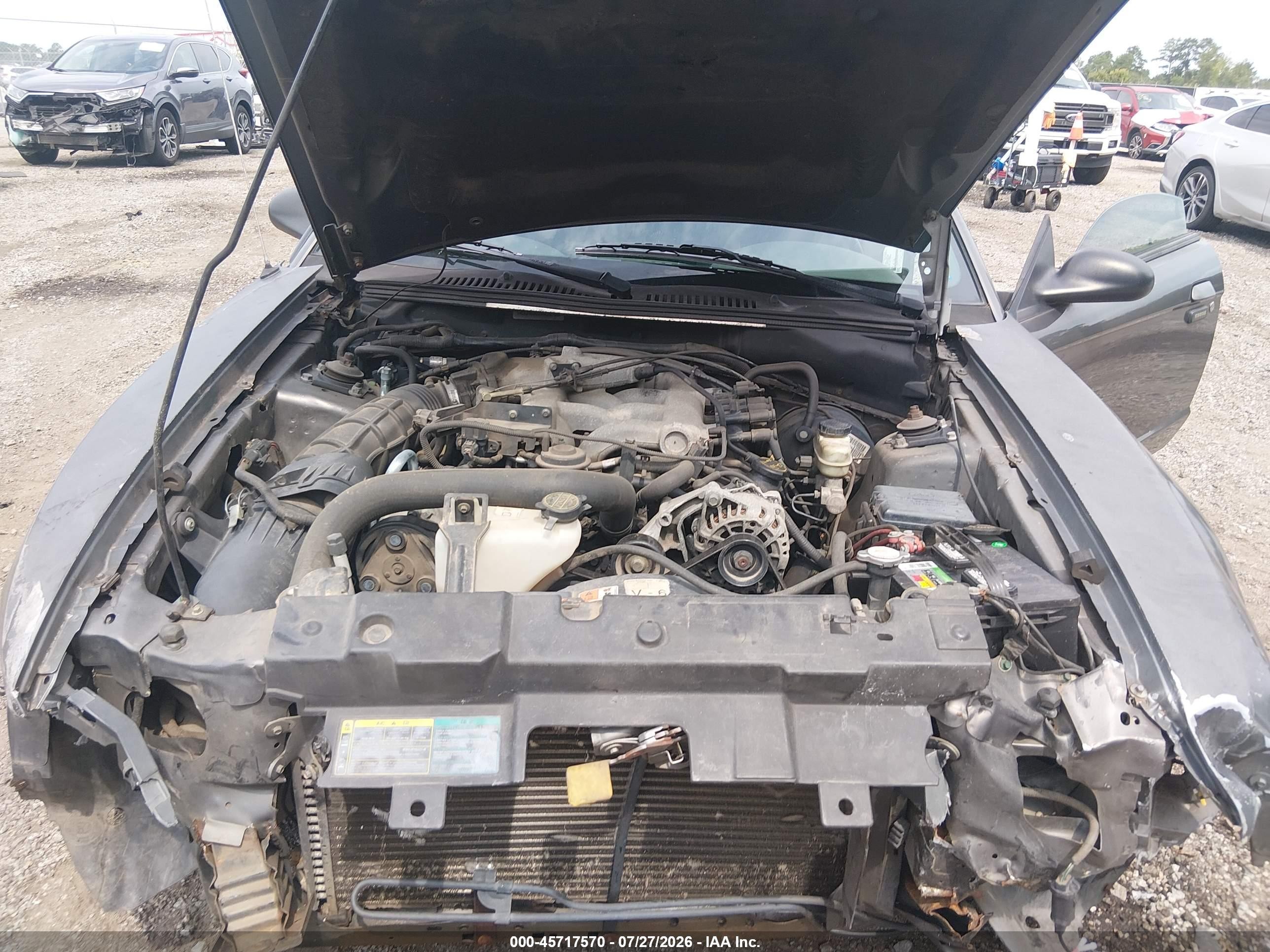2004 Ford Mustang   Gray vin: 1FAFP40614F165081