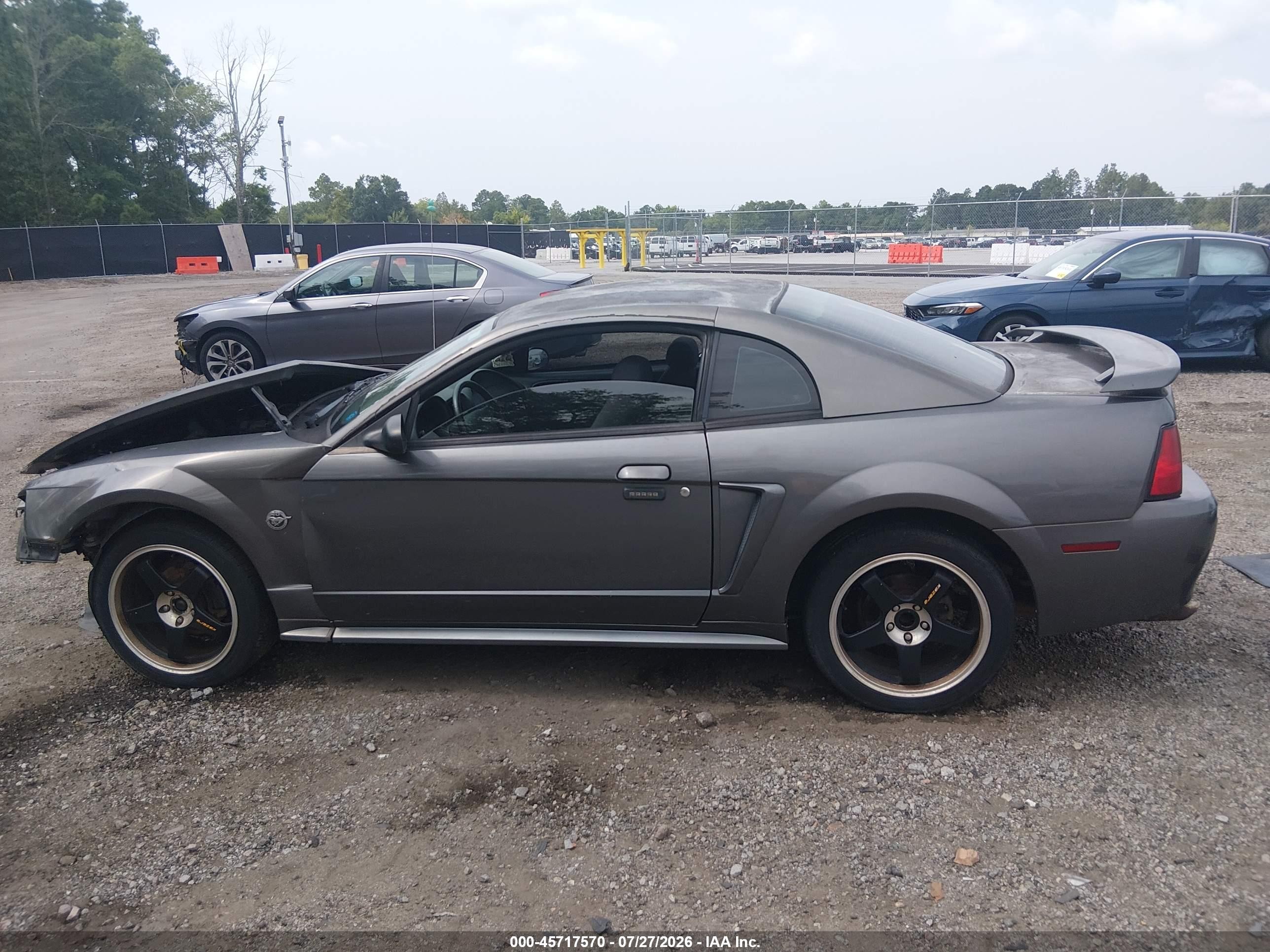 2004 Ford Mustang   Gray vin: 1FAFP40614F165081