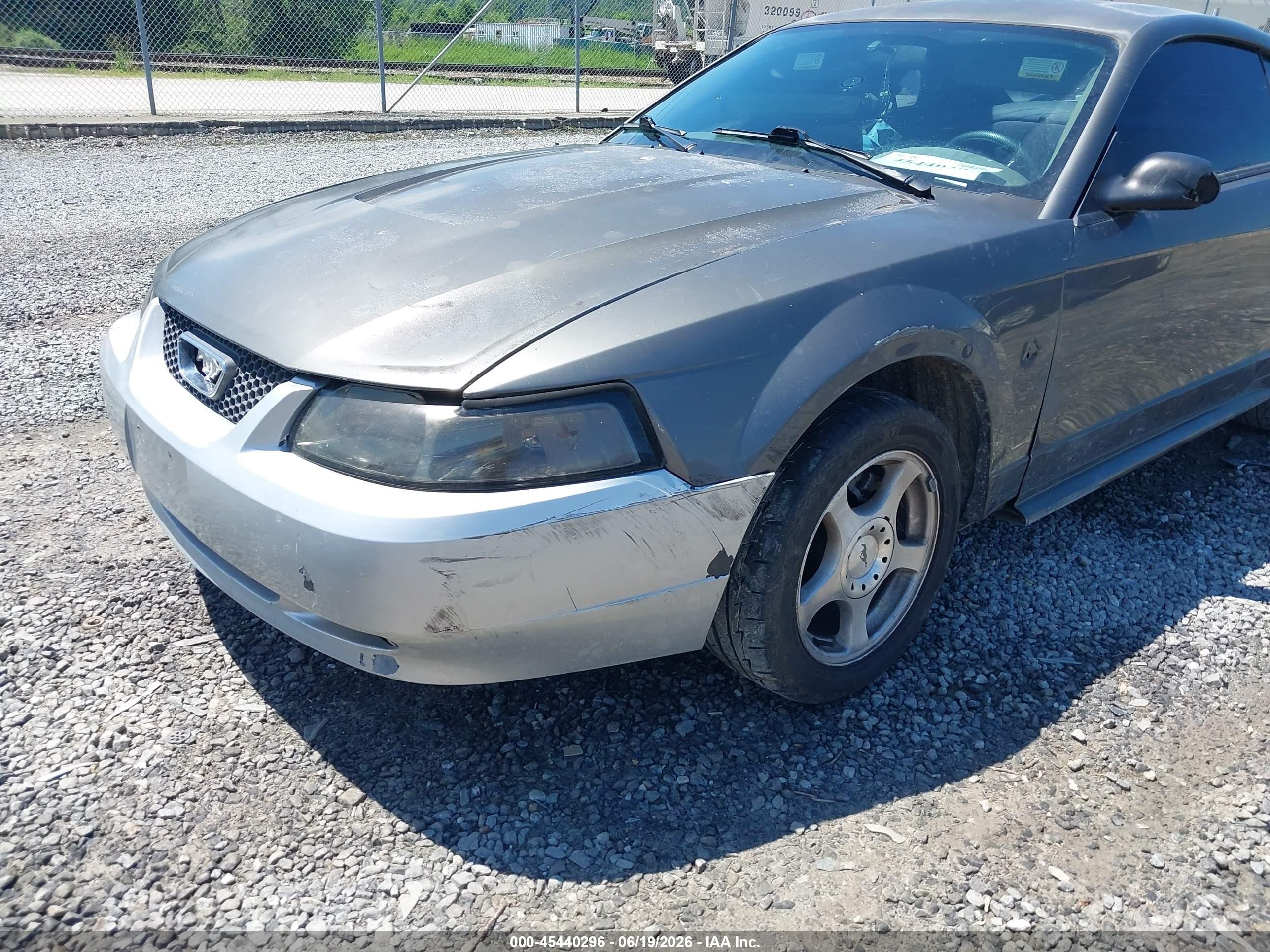 2004 Ford Mustang   Gray vin: 1FAFP40614F220838