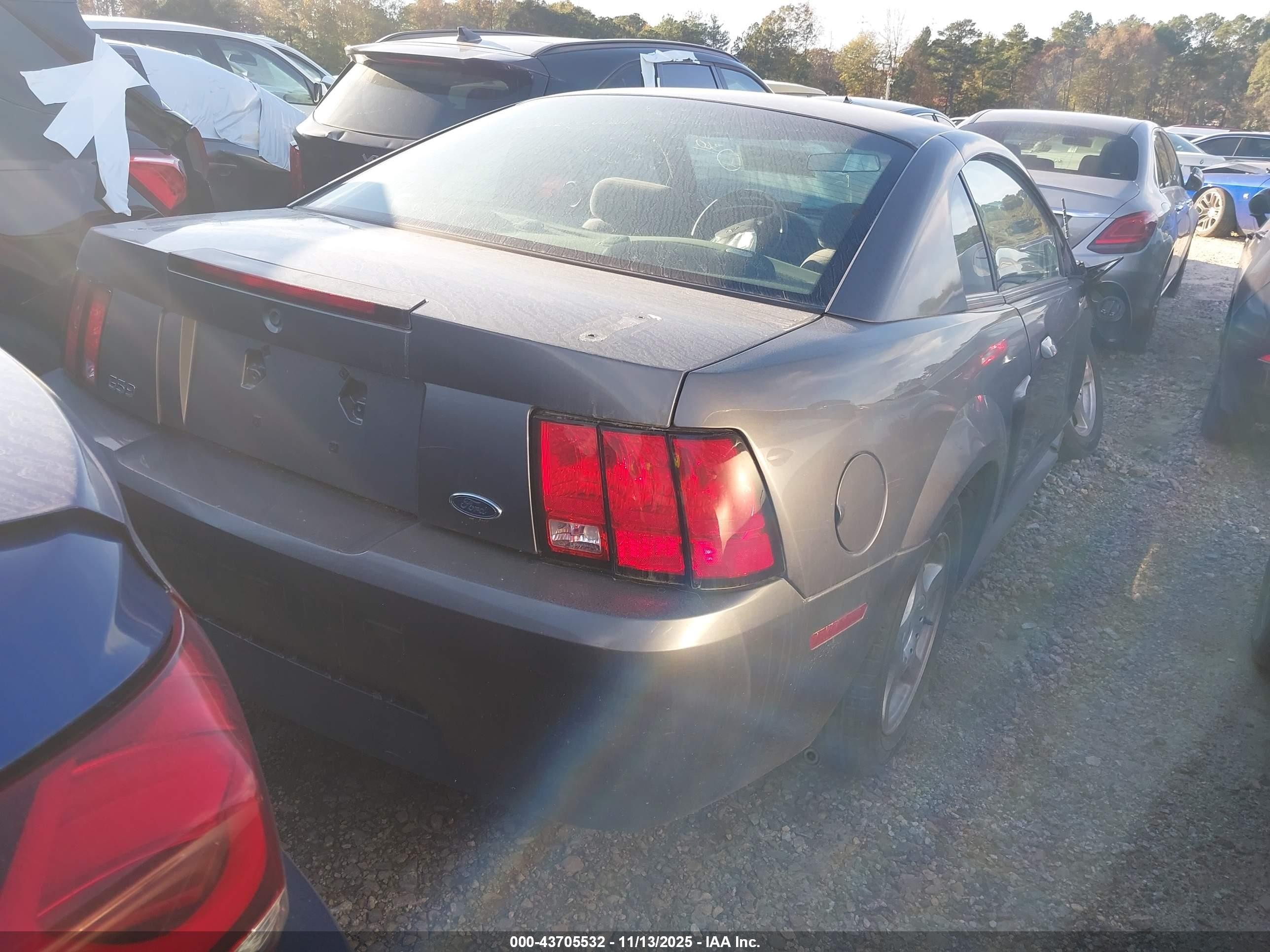 2004 Ford Mustang   Gray vin: 1FAFP40624F161301
