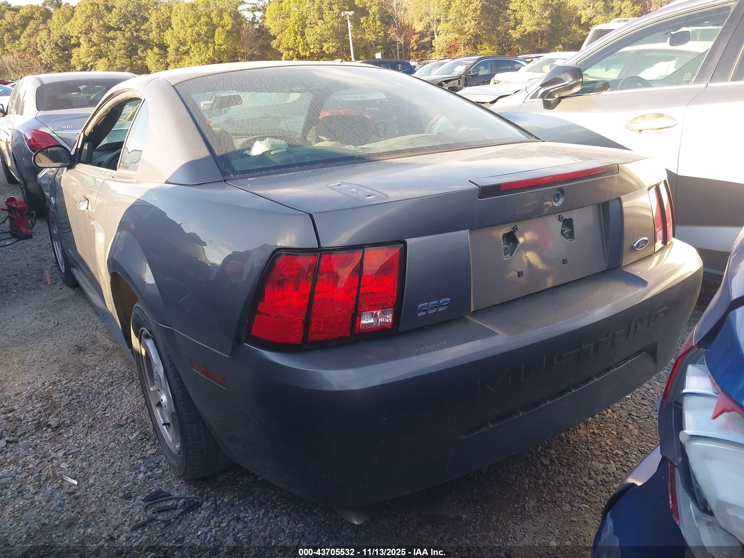 2004 Ford Mustang   Gray vin: 1FAFP40624F161301