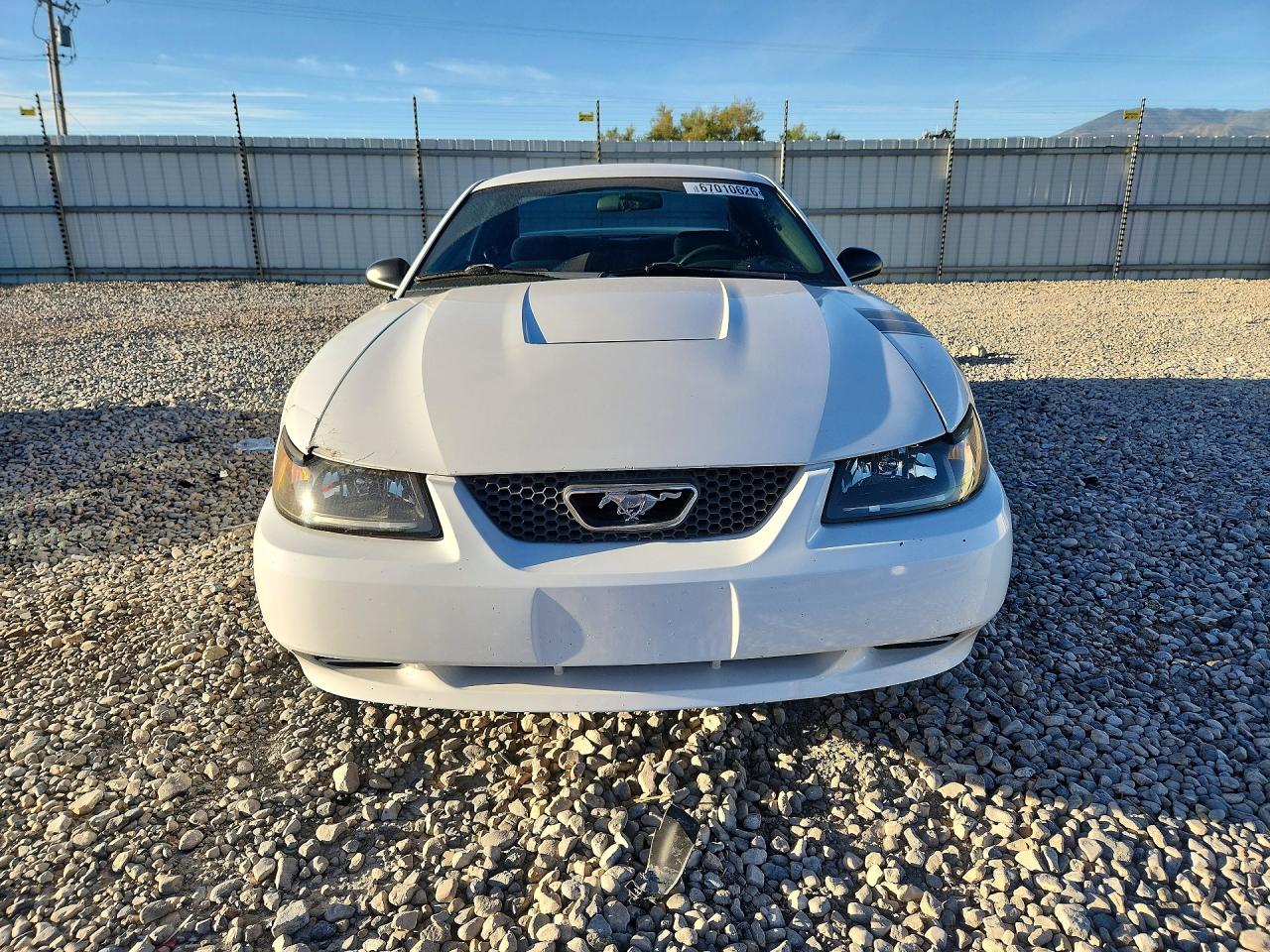 2004 Ford Mustang White vin: 1FAFP40624F197926