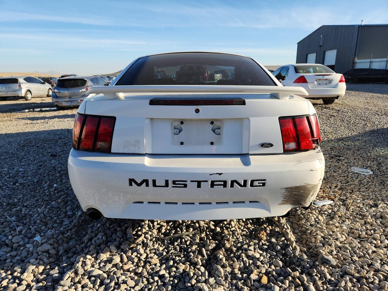 2004 Ford Mustang White vin: 1FAFP40624F197926