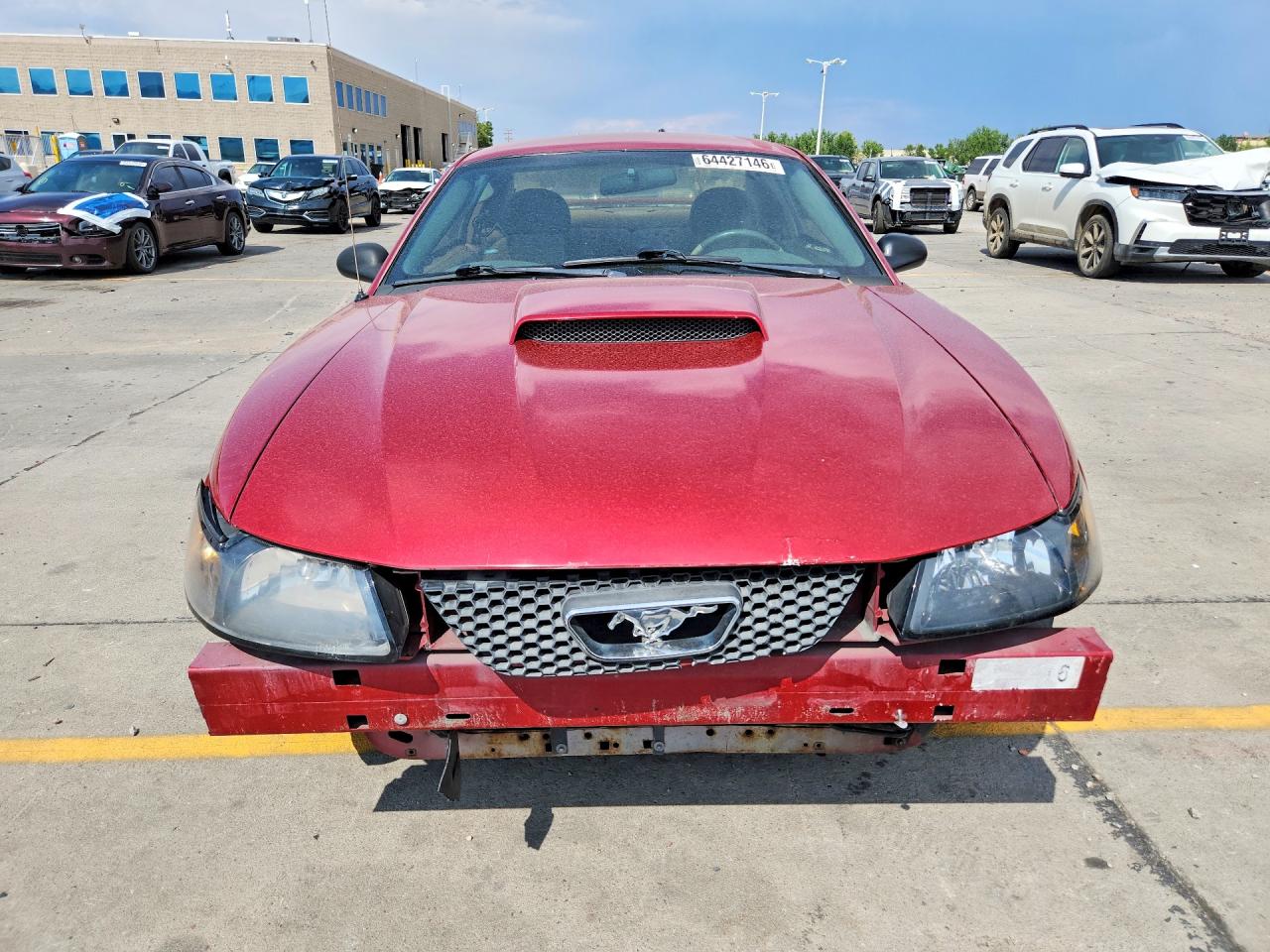 2004 Ford Mustang Red vin: 1FAFP40624F231668
