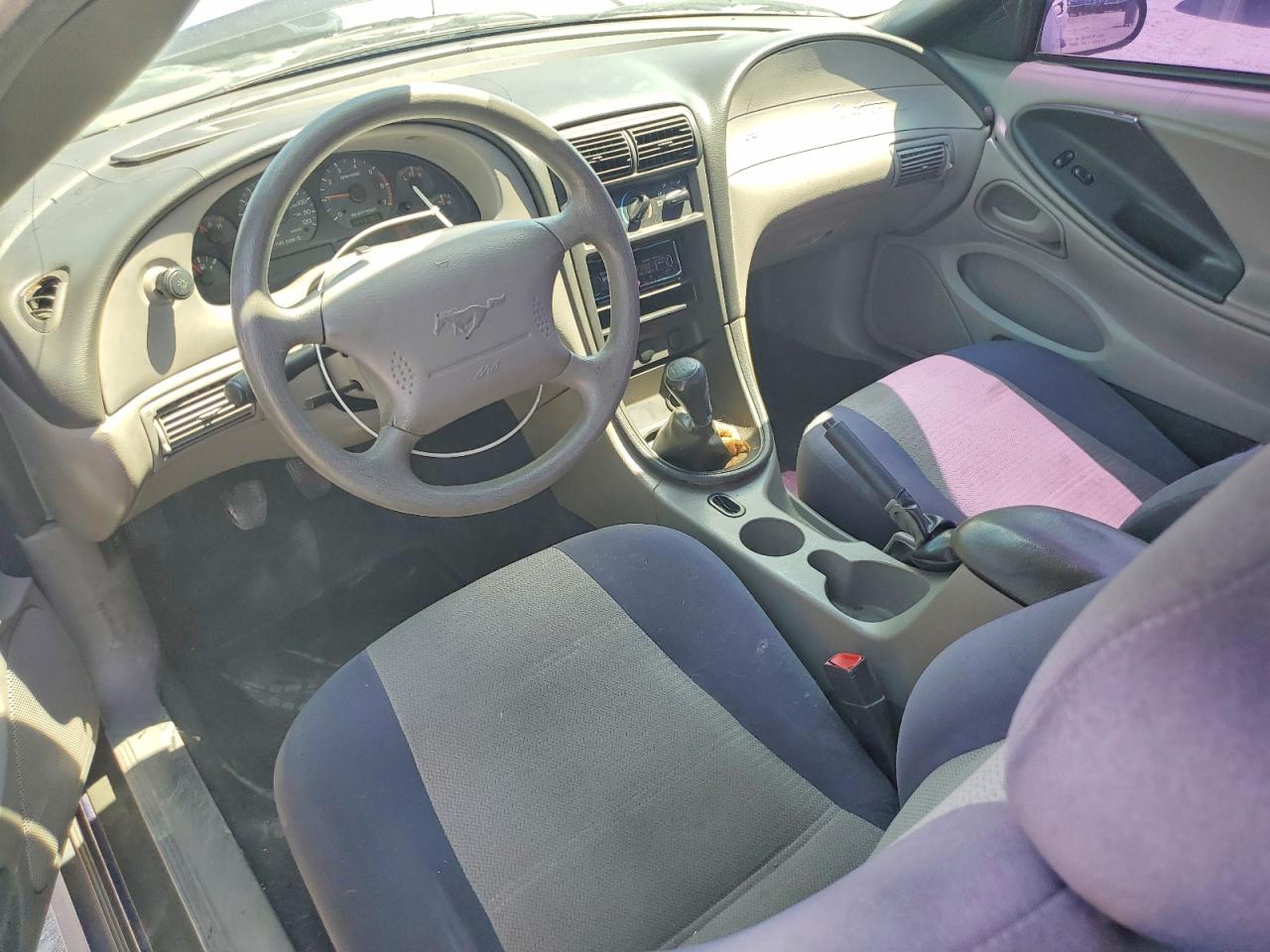 2004 Ford Mustang Blue vin: 1FAFP40634F144474