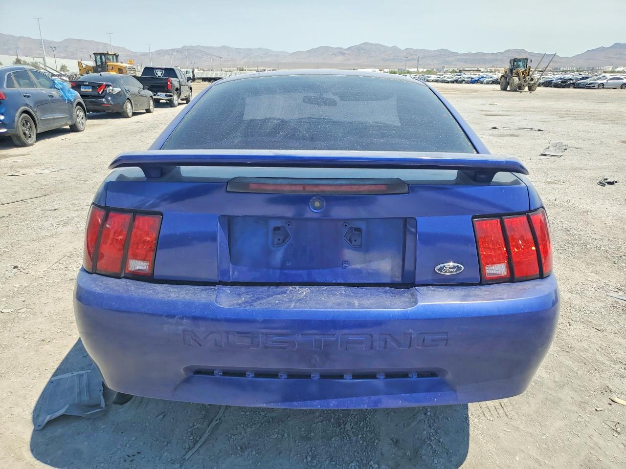 2004 Ford Mustang Blue vin: 1FAFP40634F144474