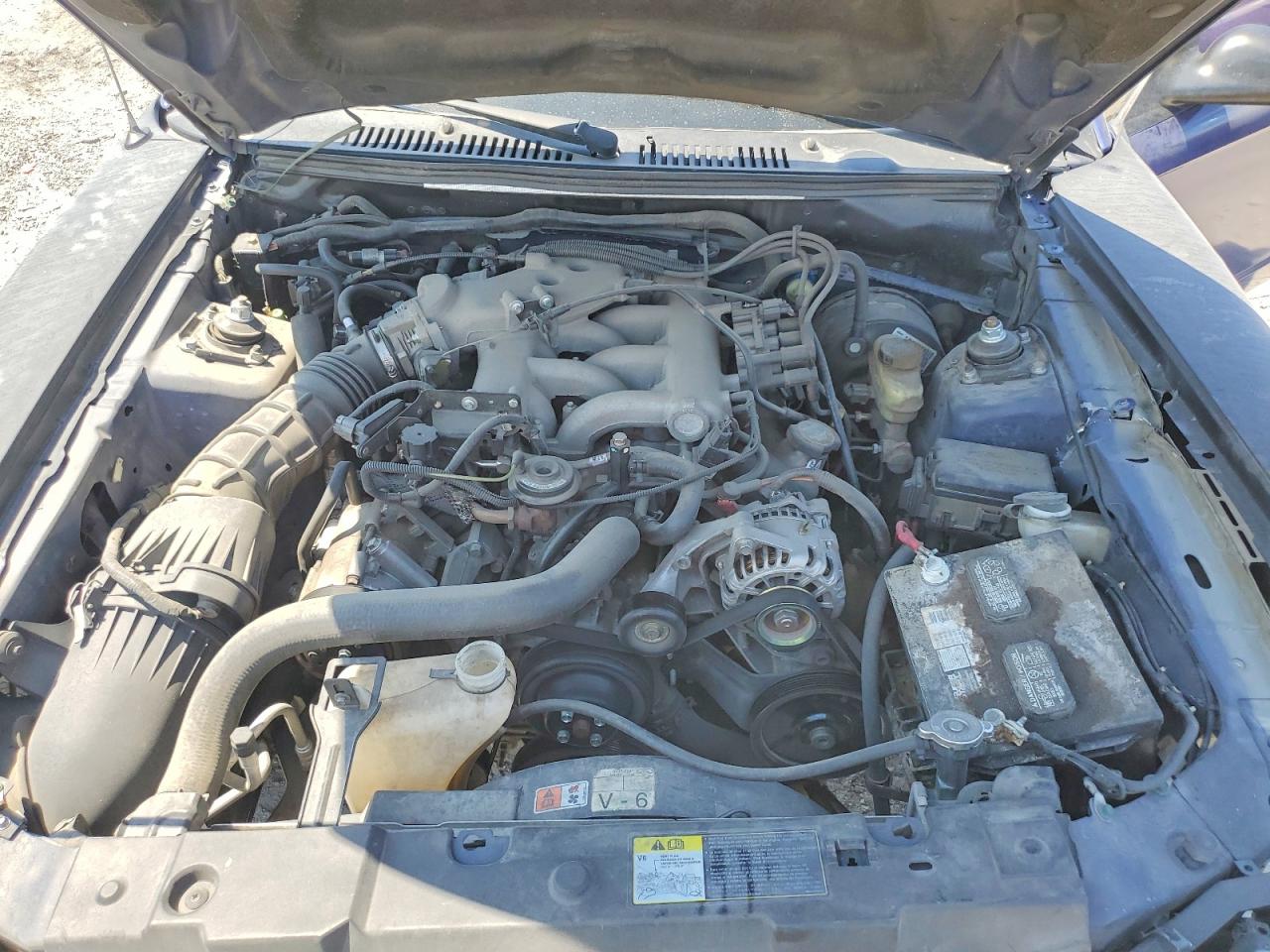 2004 Ford Mustang Blue vin: 1FAFP40634F144474