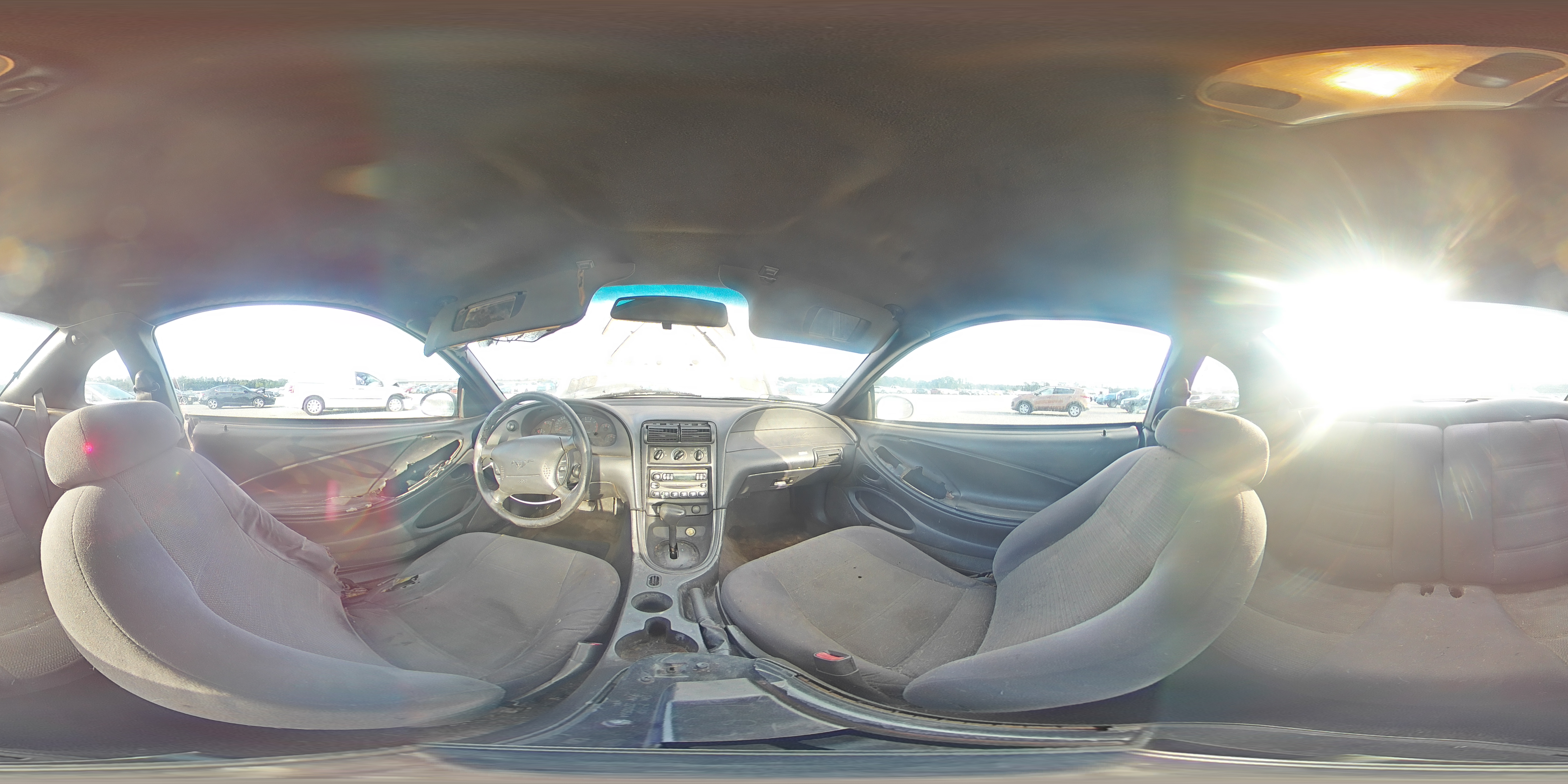 2004 Ford Mustang Silver vin: 1FAFP40634F202339