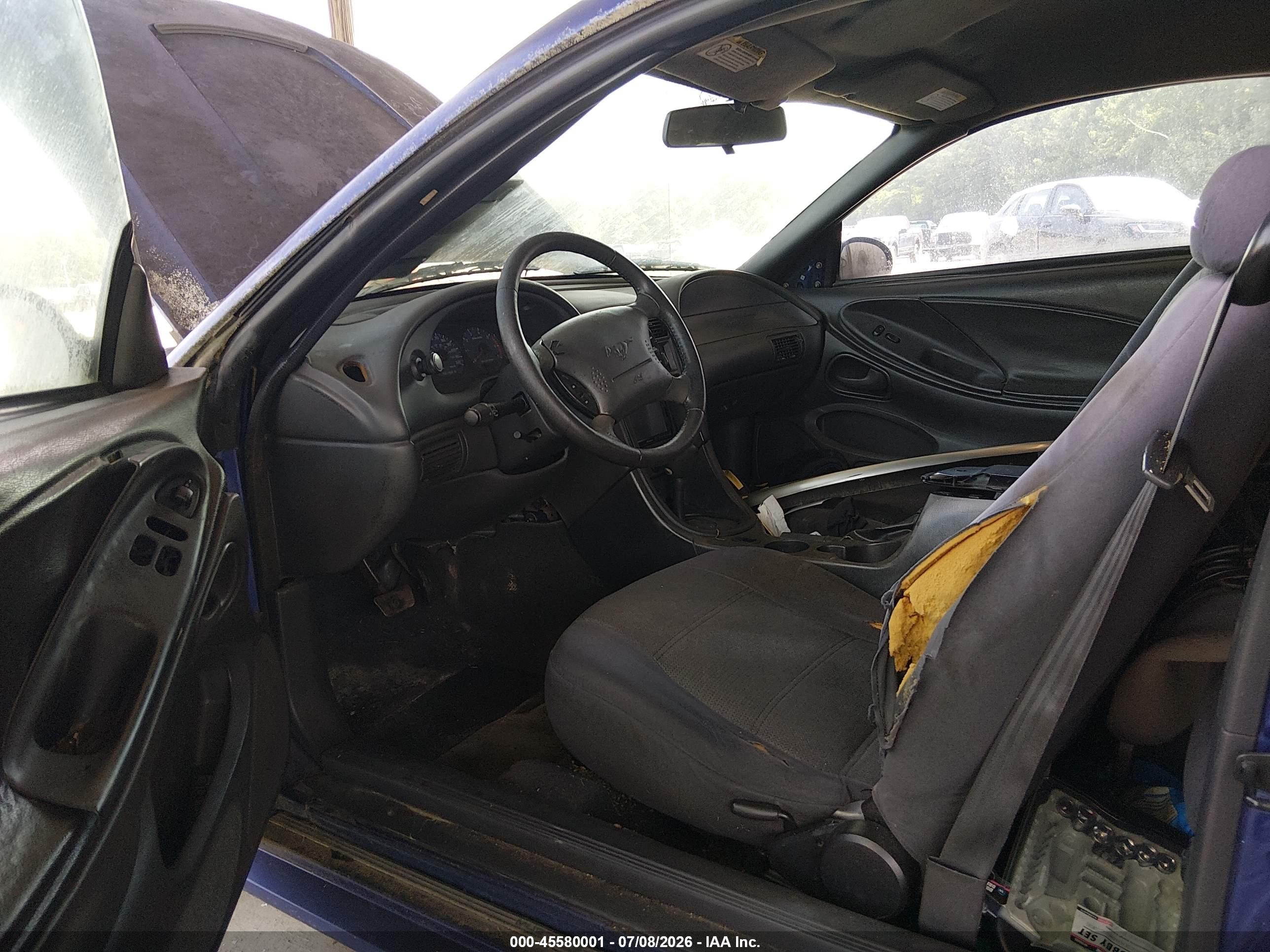 2004 Ford Mustang   Blue vin: 1FAFP40634F227354
