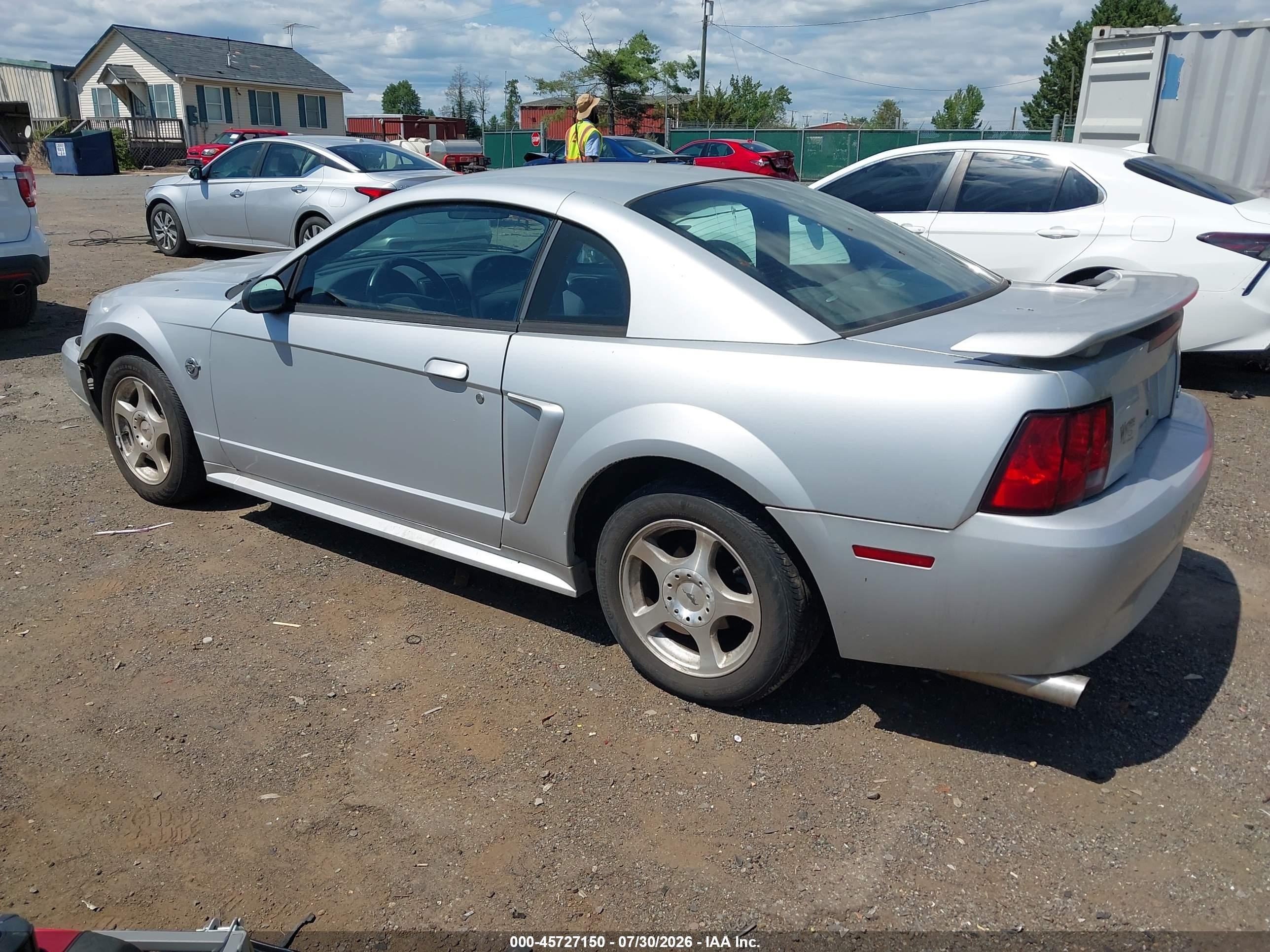 2004 Ford Mustang Gray vin: 1FAFP40654F162040