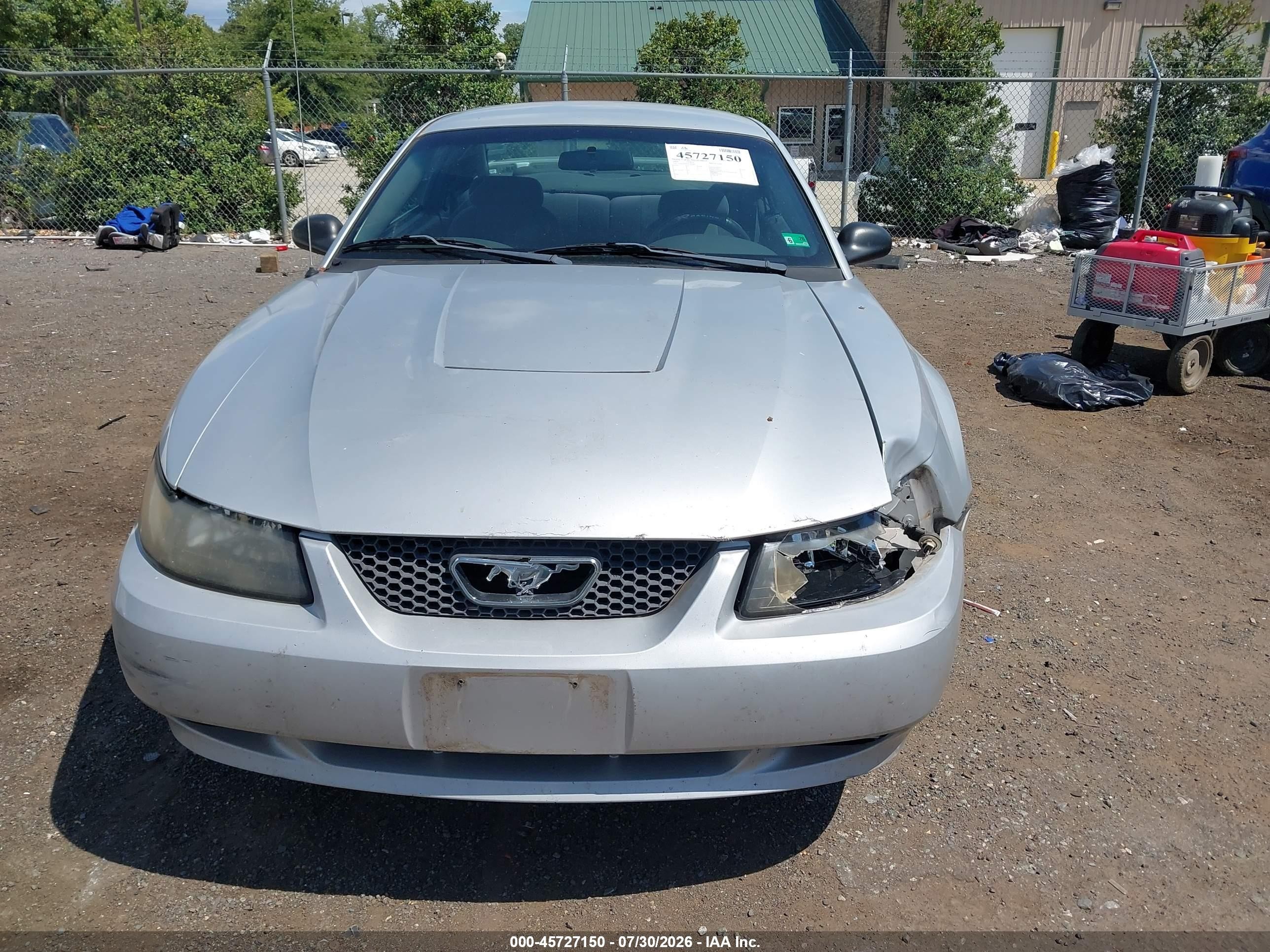 2004 Ford Mustang Gray vin: 1FAFP40654F162040