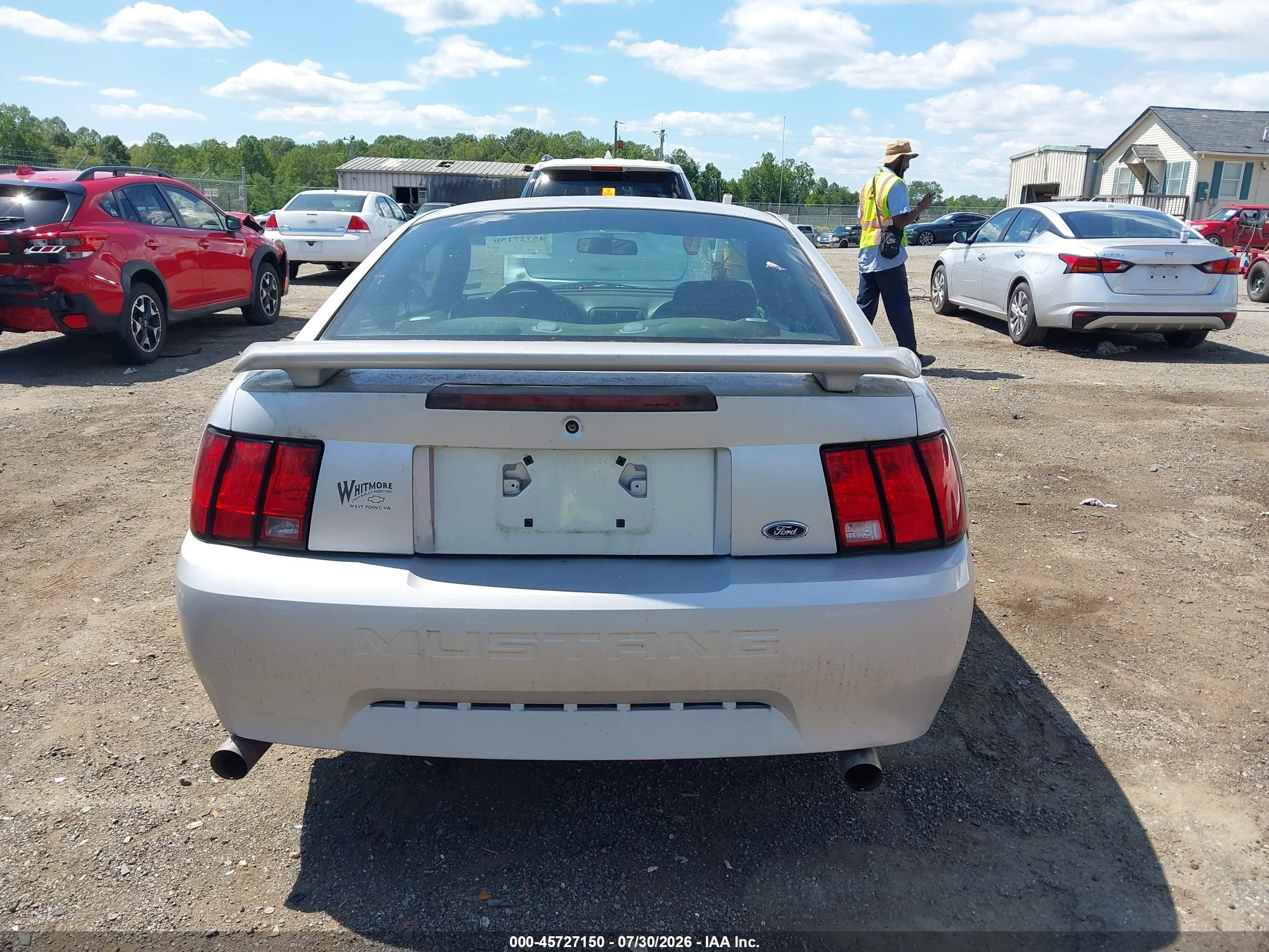 2004 Ford Mustang Gray vin: 1FAFP40654F162040