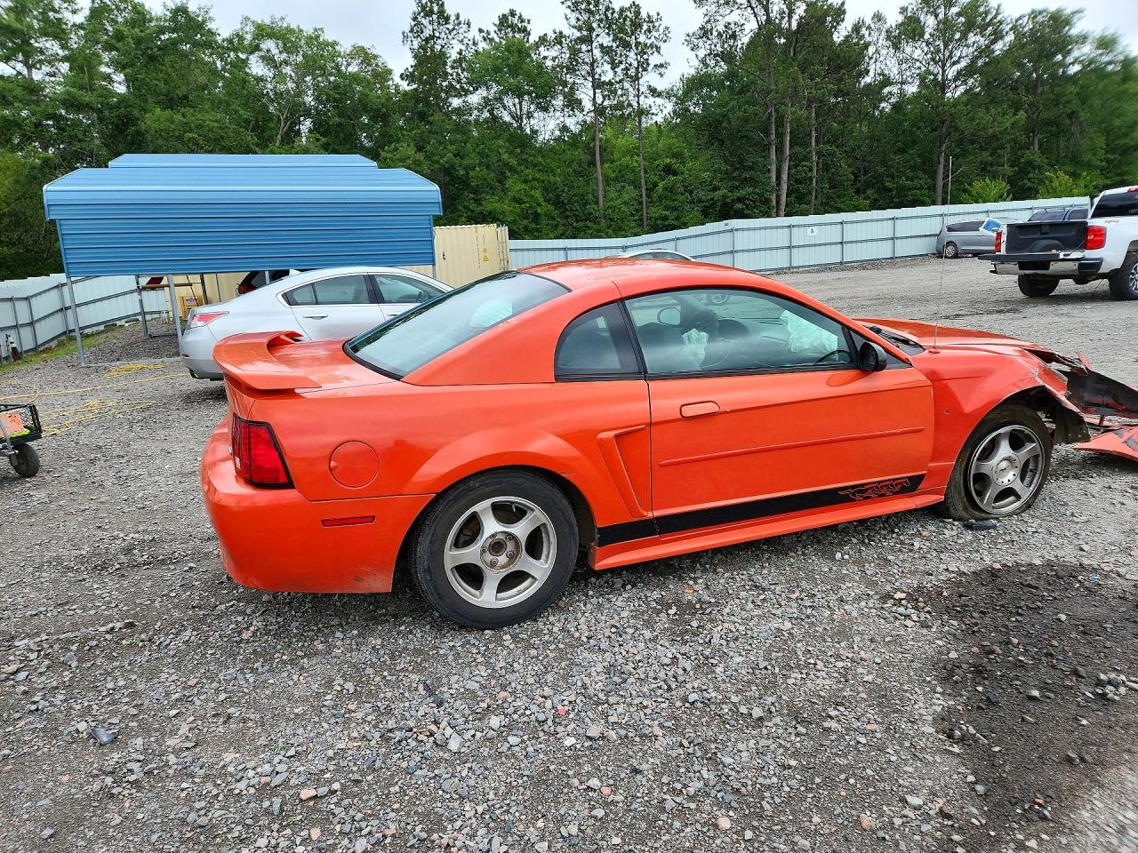 2004 Ford Mustang Orange vin: 1FAFP40654F173314