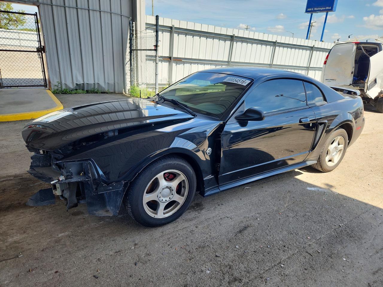 2004 Ford Mustang Black vin: 1FAFP40654F197970