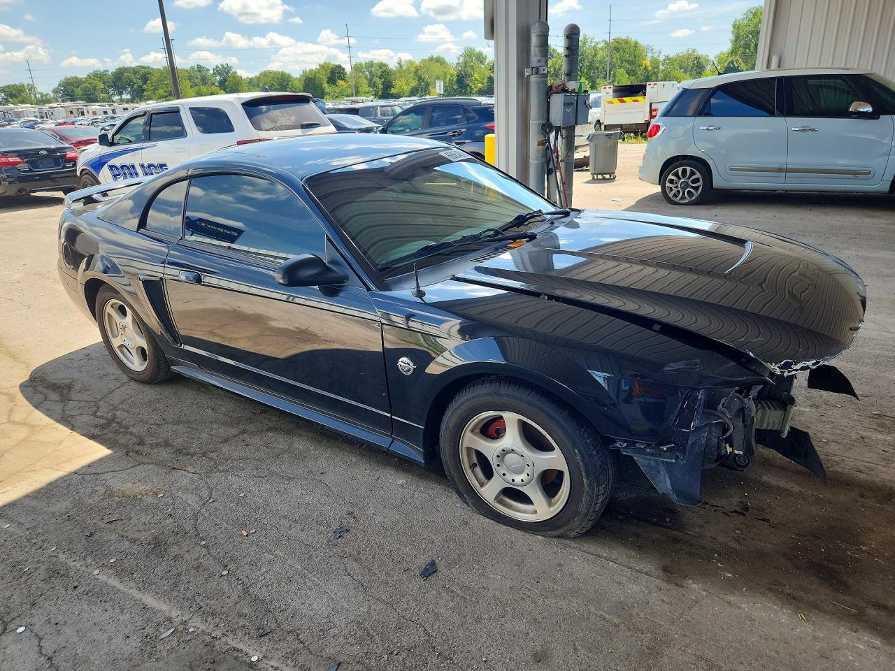 2004 Ford Mustang Black vin: 1FAFP40654F197970