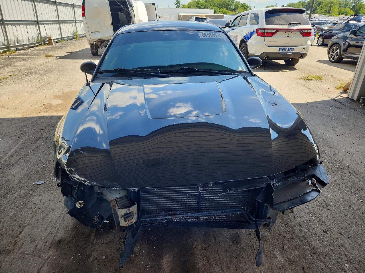 2004 Ford Mustang Black vin: 1FAFP40654F197970