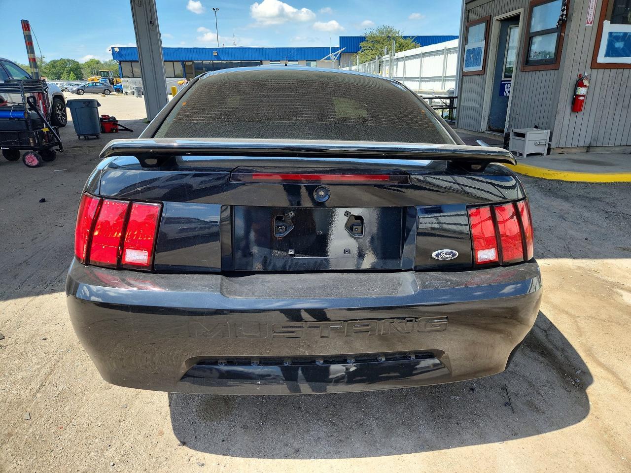2004 Ford Mustang Black vin: 1FAFP40654F197970