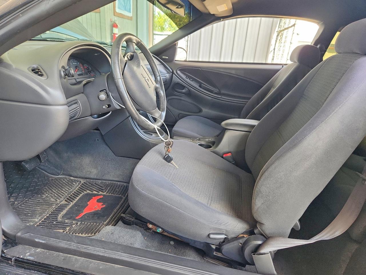 2004 Ford Mustang Black vin: 1FAFP40654F197970
