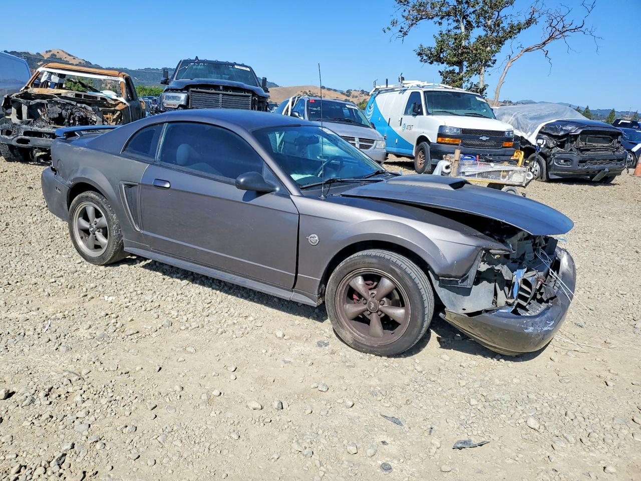 2004 Ford Mustang Gray vin: 1FAFP40664F212699