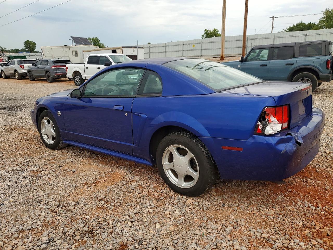 2004 Ford Mustang Blue vin: 1FAFP40674F148611