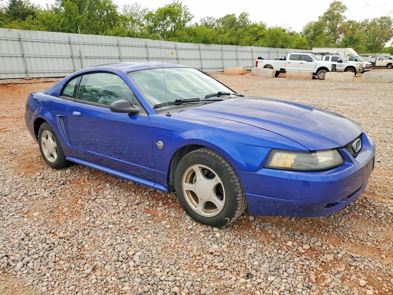 2004 Ford Mustang Blue vin: 1FAFP40674F148611