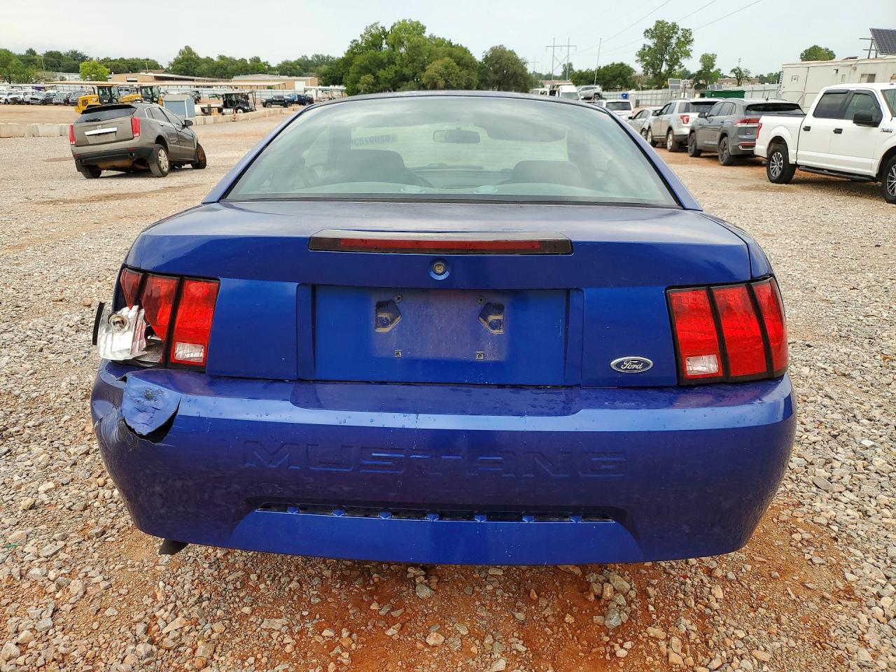 2004 Ford Mustang Blue vin: 1FAFP40674F148611