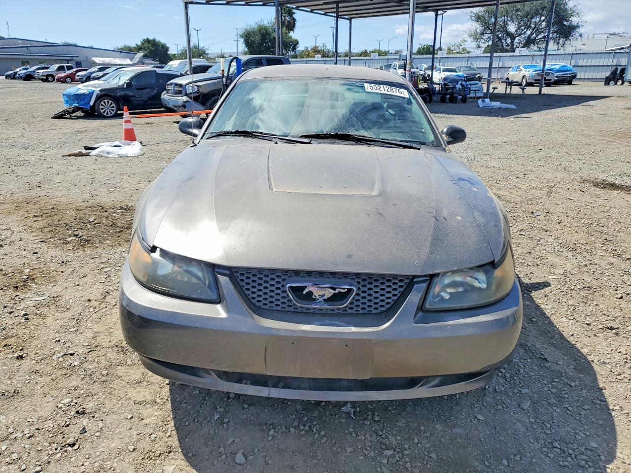 2004 Ford Mustang Gray vin: 1FAFP40684F140663
