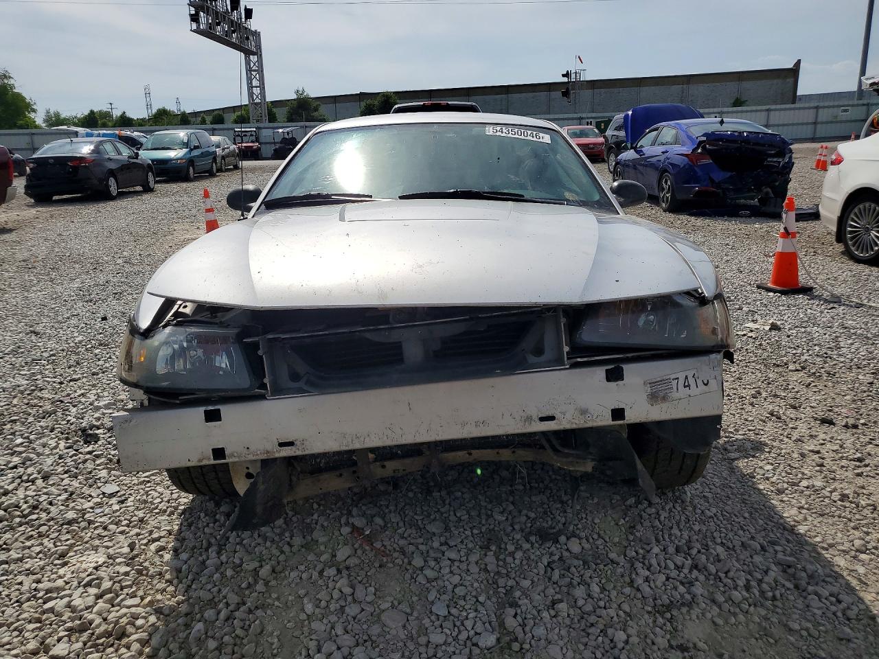 2004 Ford Mustang Silver vin: 1FAFP40684F214471