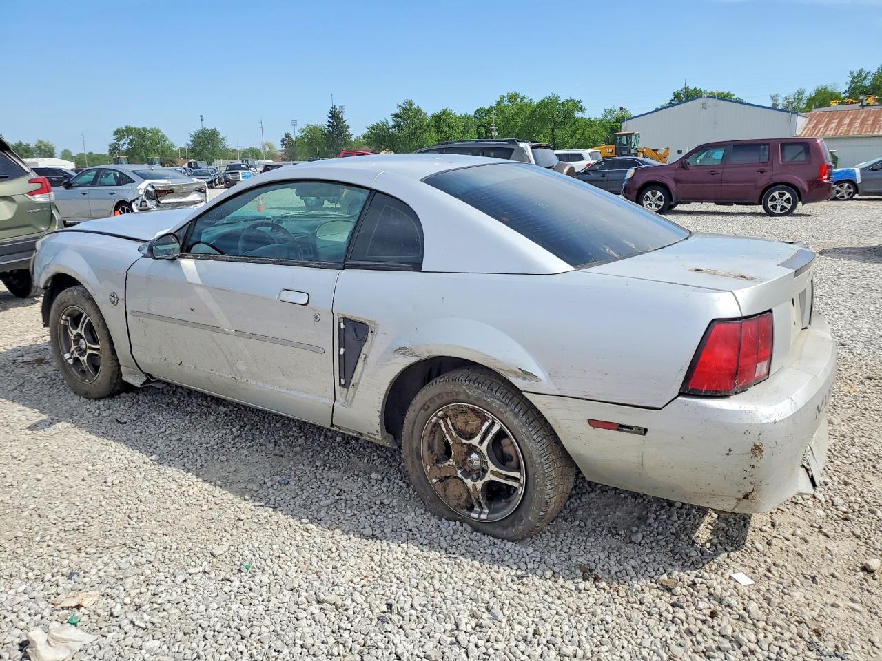 2004 Ford Mustang Silver vin: 1FAFP40684F214471