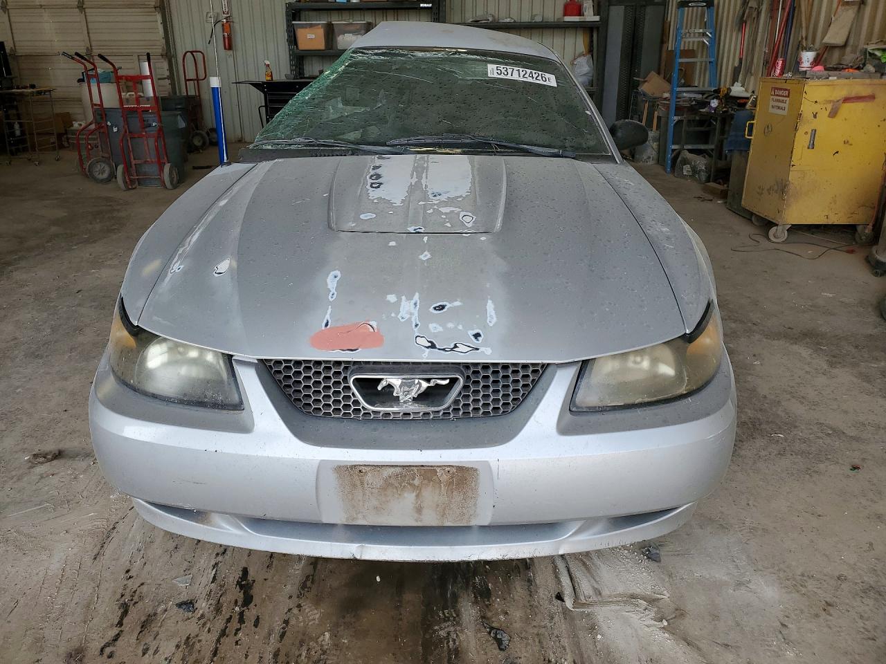 2004 Ford Mustang Silver vin: 1FAFP40694F179116