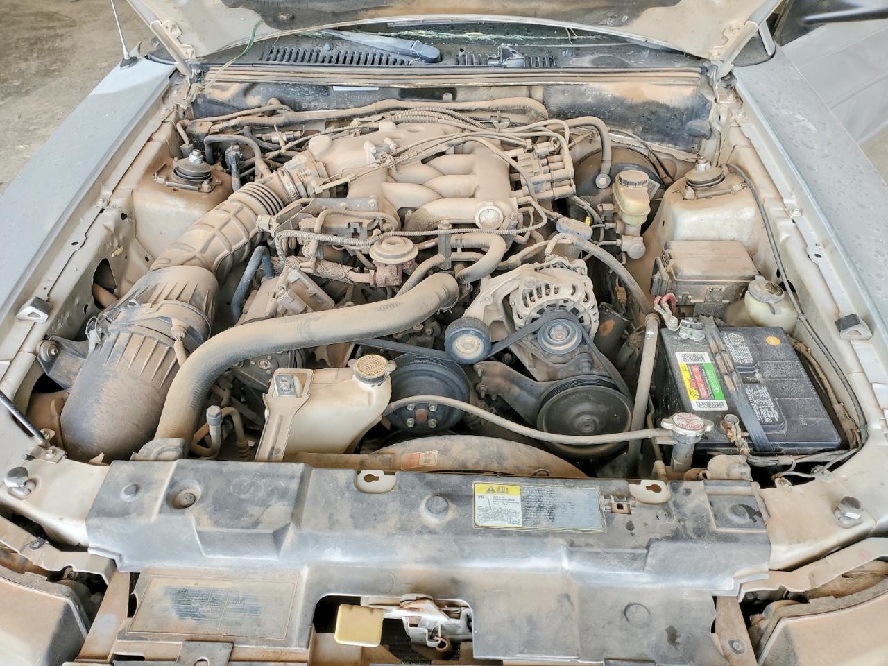 2004 Ford Mustang Silver vin: 1FAFP40694F179116
