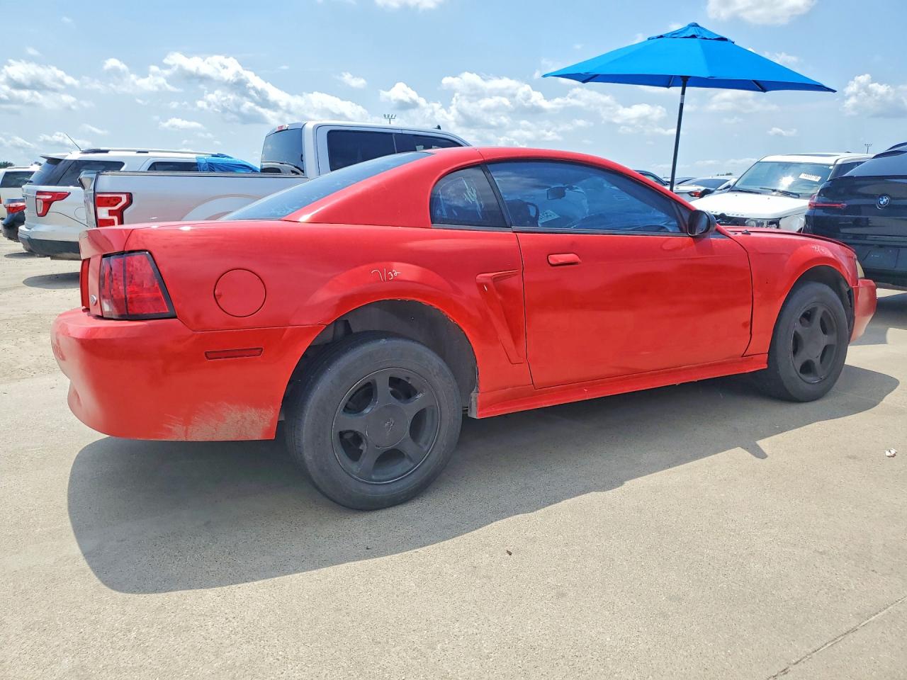 2004 Ford Mustang Красный vin: 1FAFP40694F220960