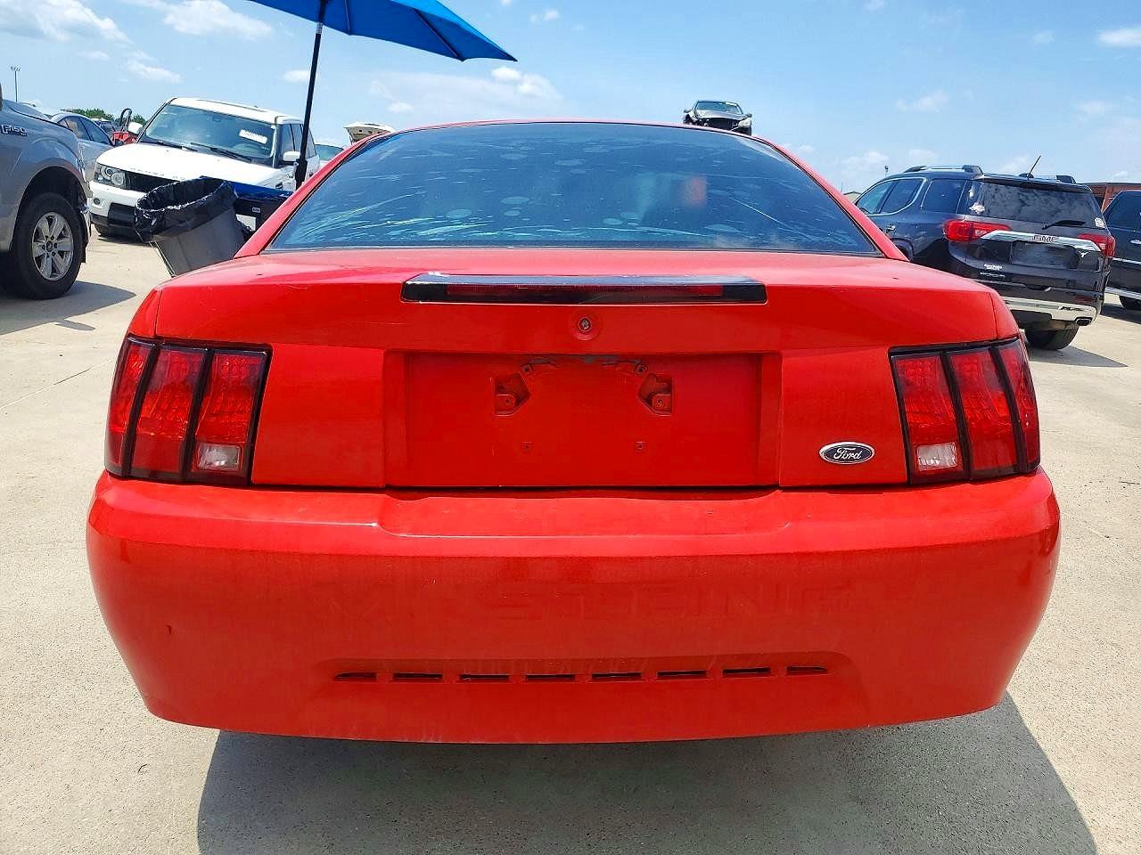 2004 Ford Mustang Красный vin: 1FAFP40694F220960