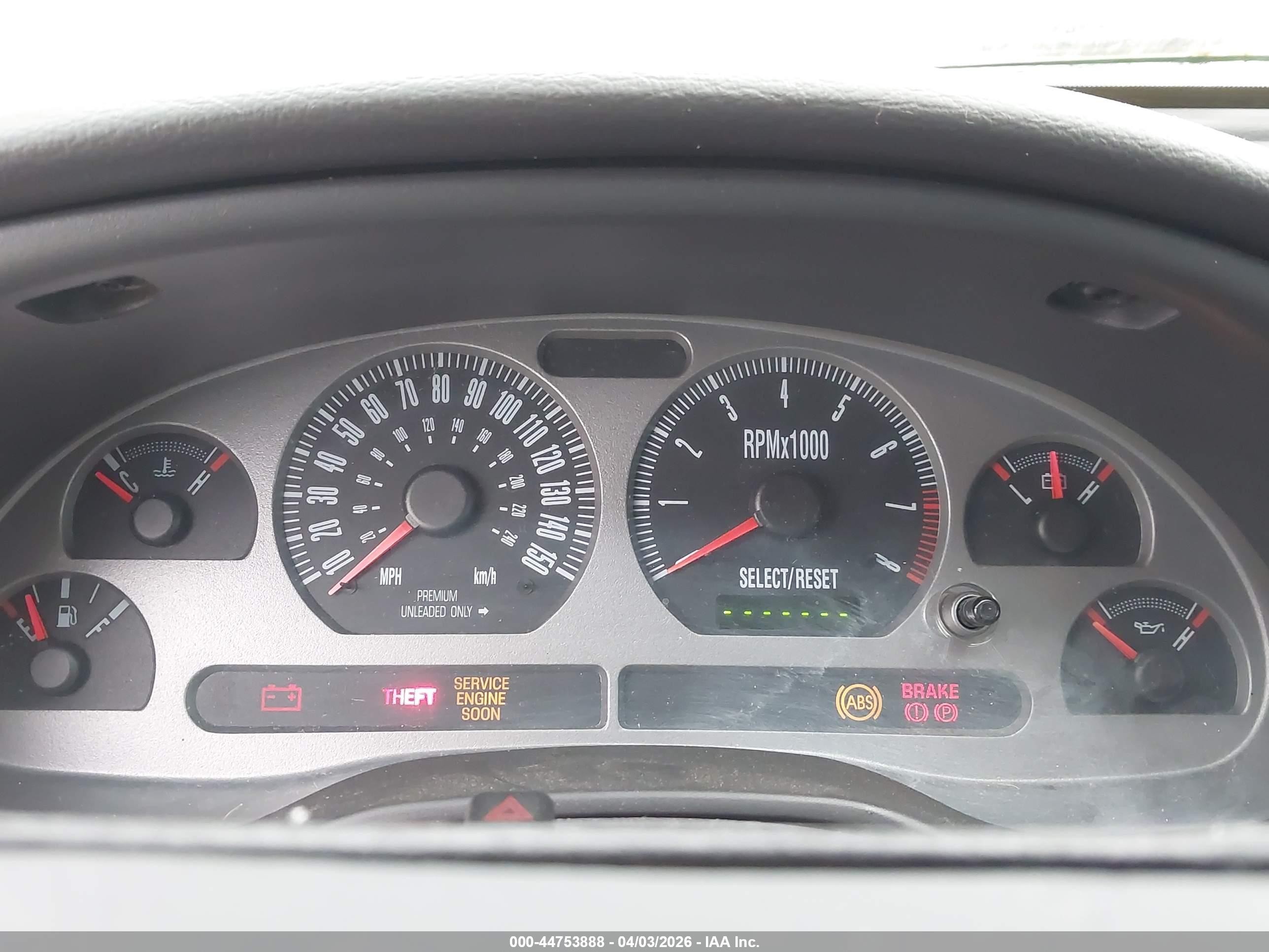 2003 Ford Mustang Mach 1 Yellow vin: 1FAFP42R03F424424
