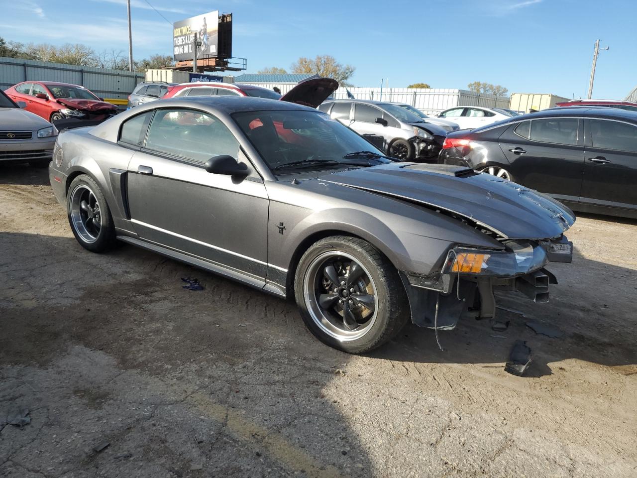 2003 Ford Mustang Mach I Gray vin: 1FAFP42R33F453805