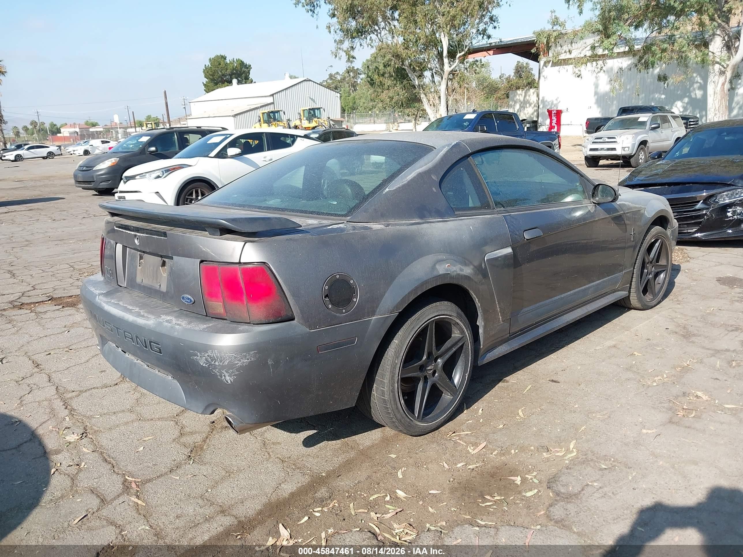 2003 Ford Mustang Mach 1 Gray vin: 1FAFP42R53F417582