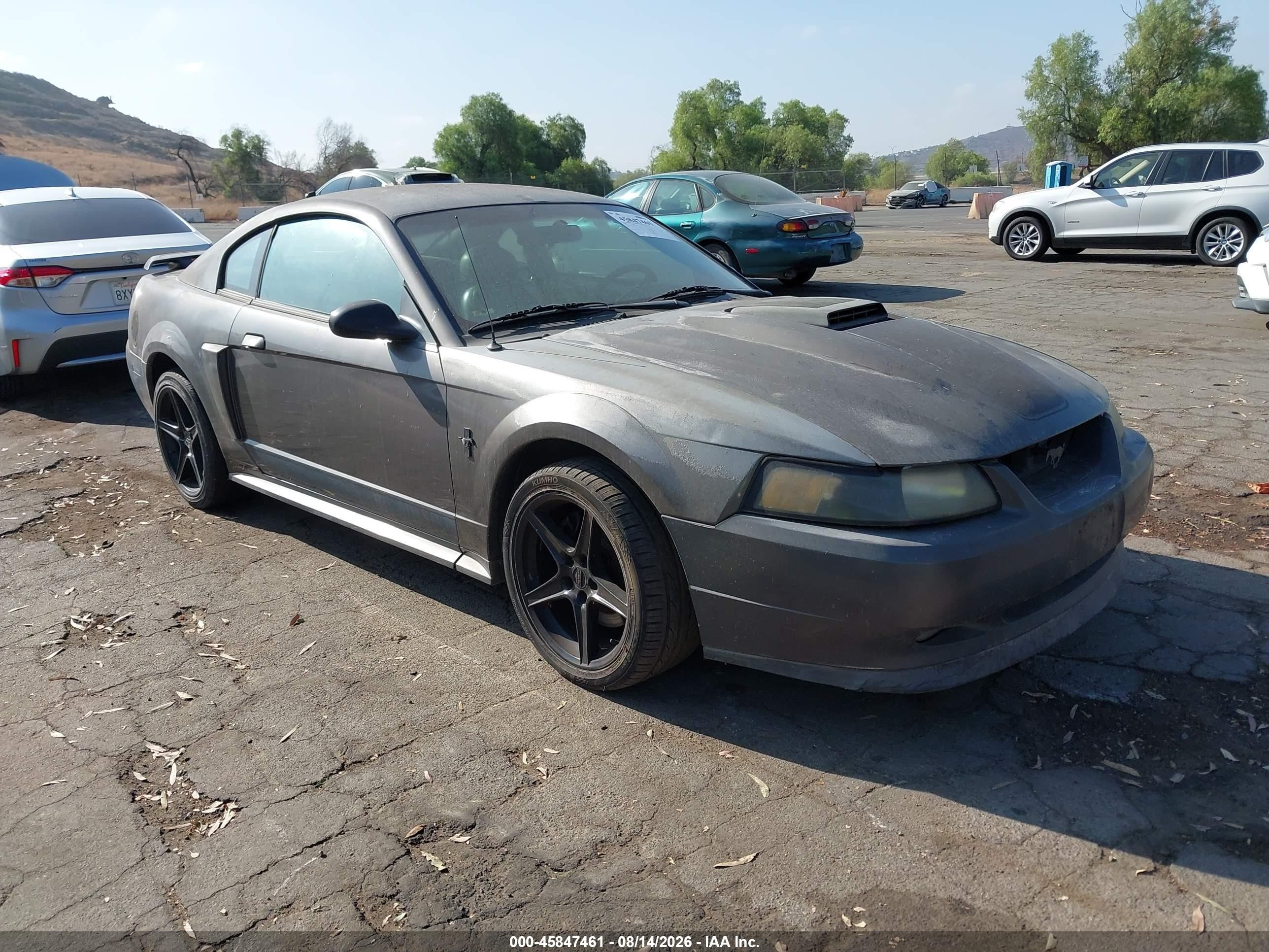 2003 Ford Mustang Mach 1 Gray vin: 1FAFP42R53F417582