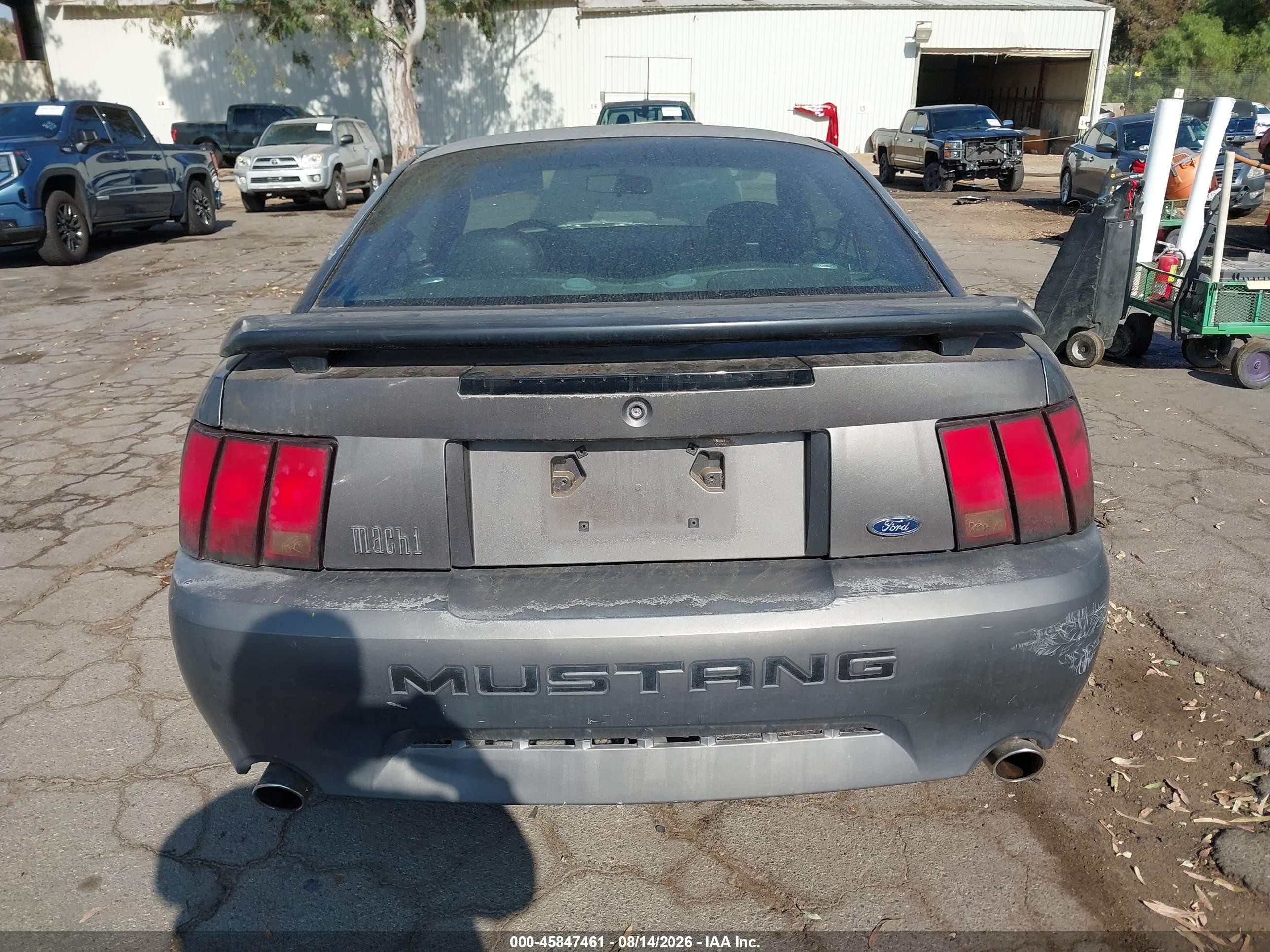 2003 Ford Mustang Mach 1 Gray vin: 1FAFP42R53F417582