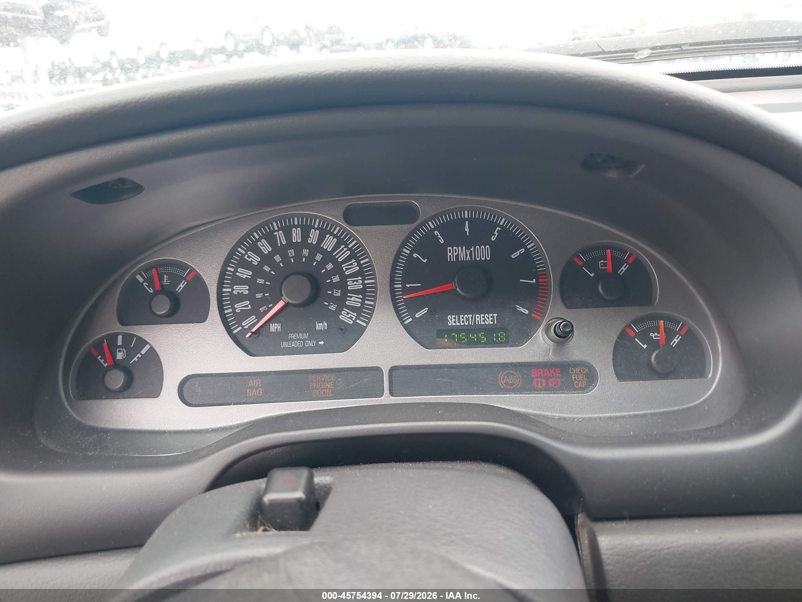 2003 Ford Mustang Mach 1 Blue vin: 1FAFP42R53F429702