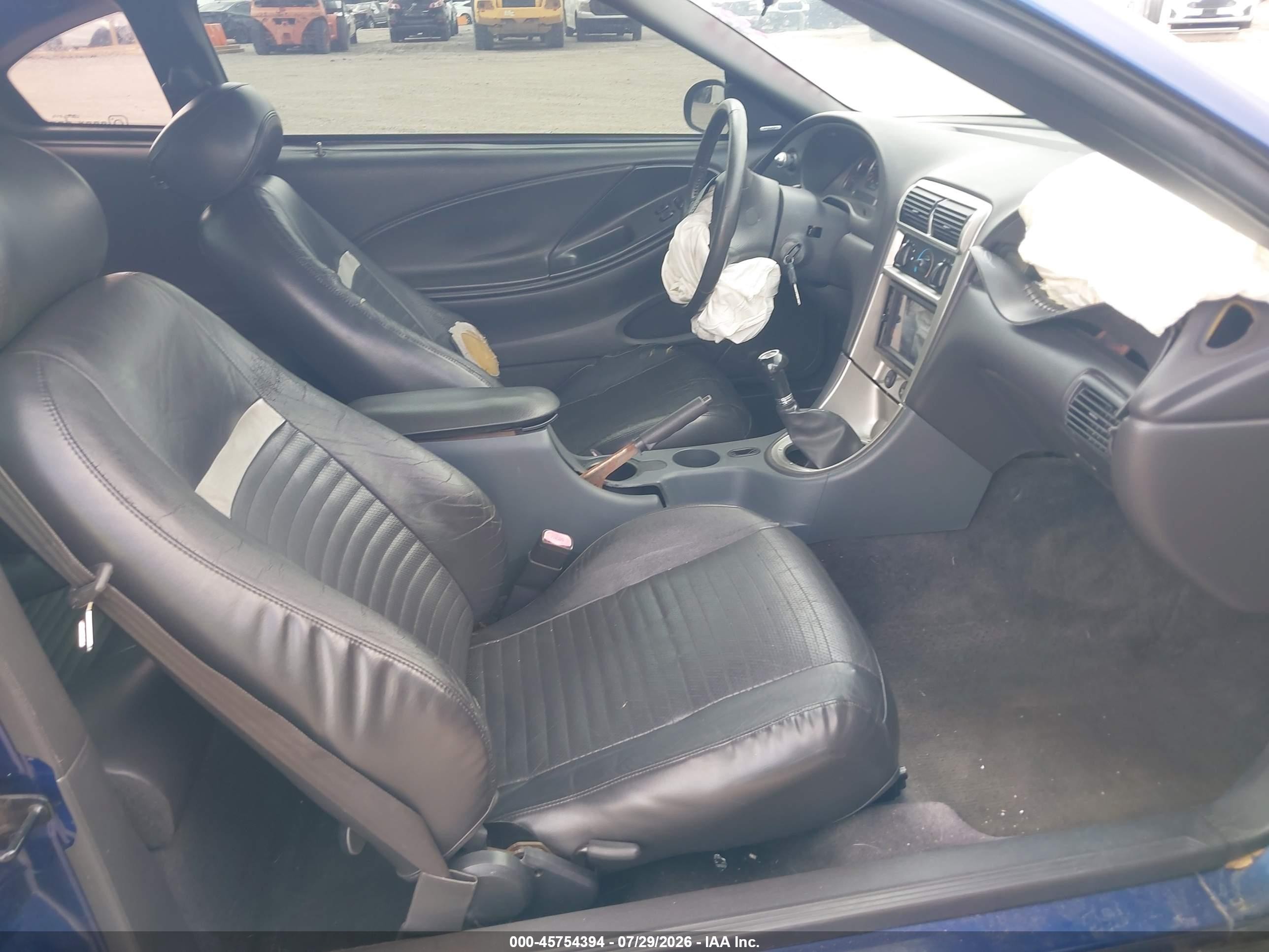 2003 Ford Mustang Mach 1 Blue vin: 1FAFP42R53F429702