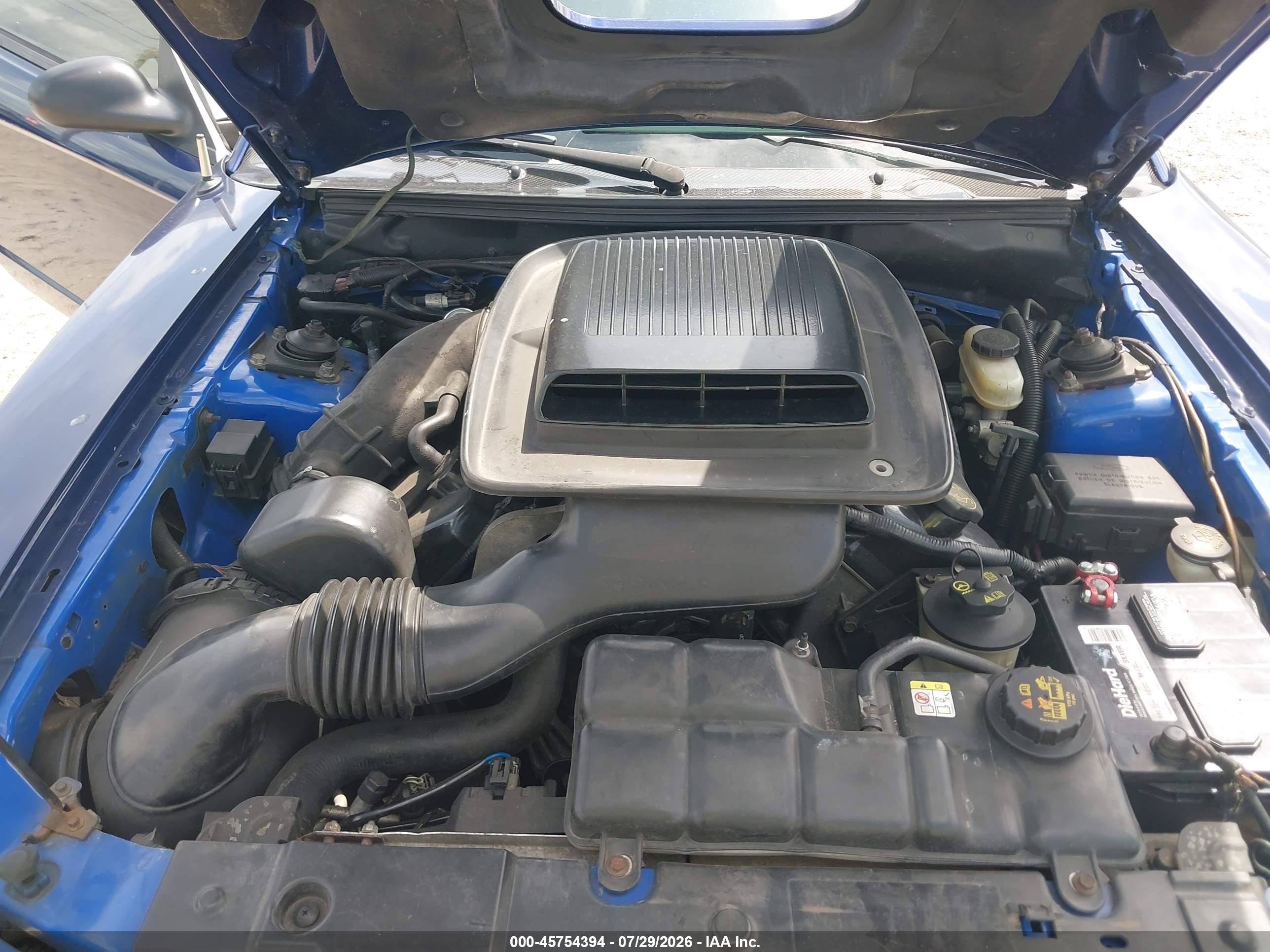 2003 Ford Mustang Mach 1 Blue vin: 1FAFP42R53F429702