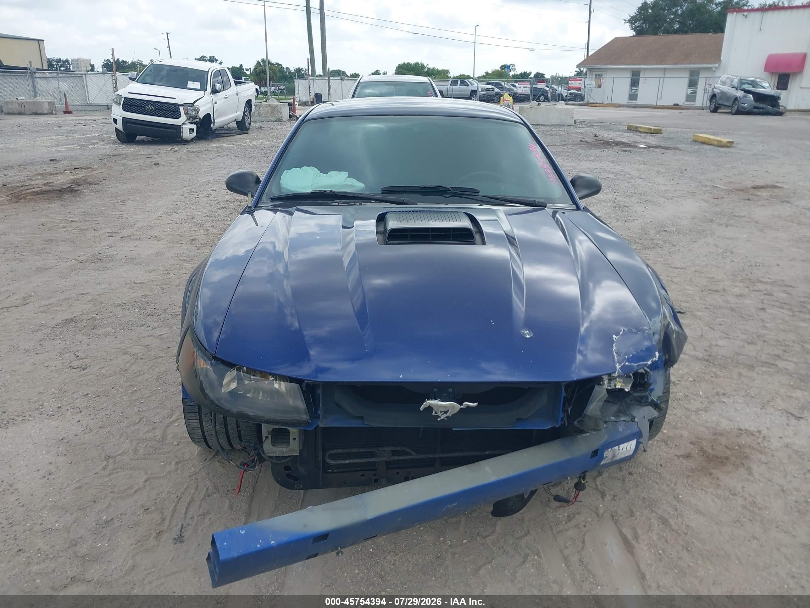 2003 Ford Mustang Mach 1 Blue vin: 1FAFP42R53F429702