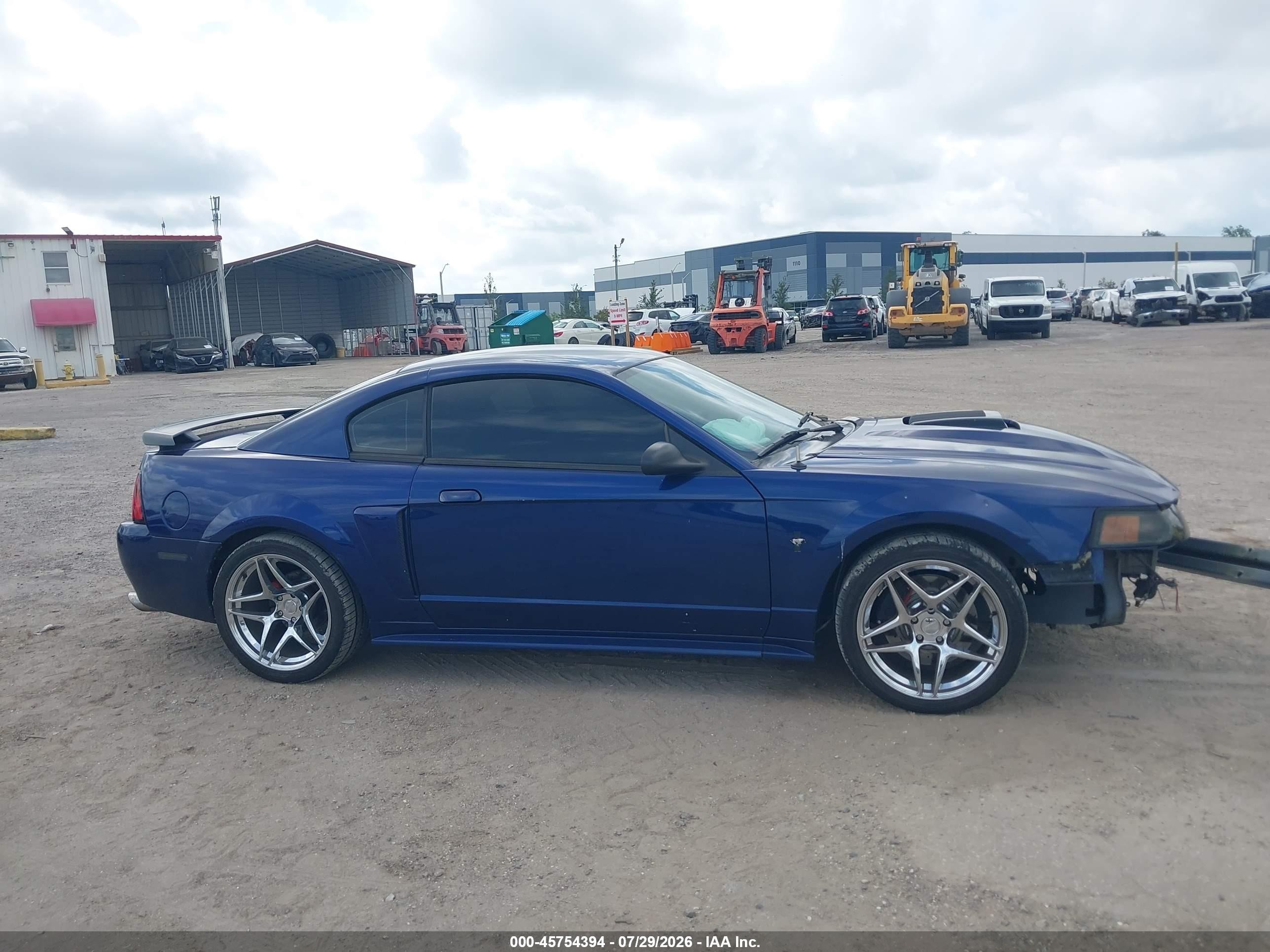 2003 Ford Mustang Mach 1 Blue vin: 1FAFP42R53F429702