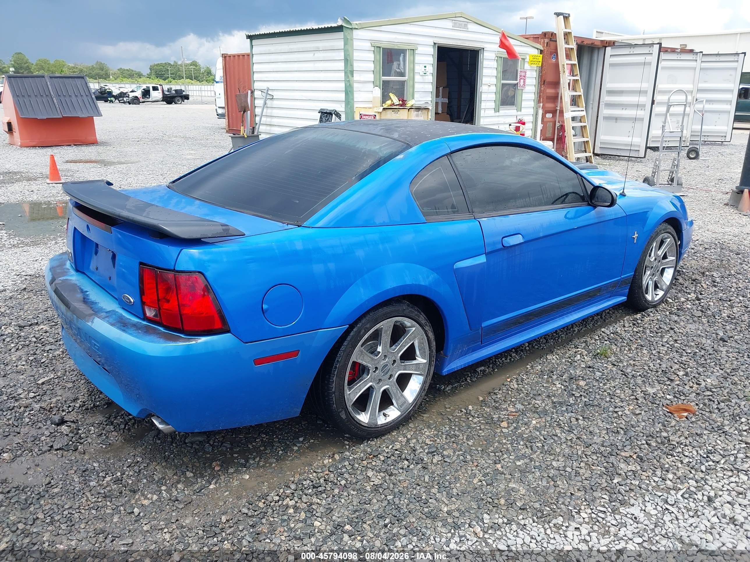 2003 Ford Mustang Mach 1 Синий vin: 1FAFP42R63F429899