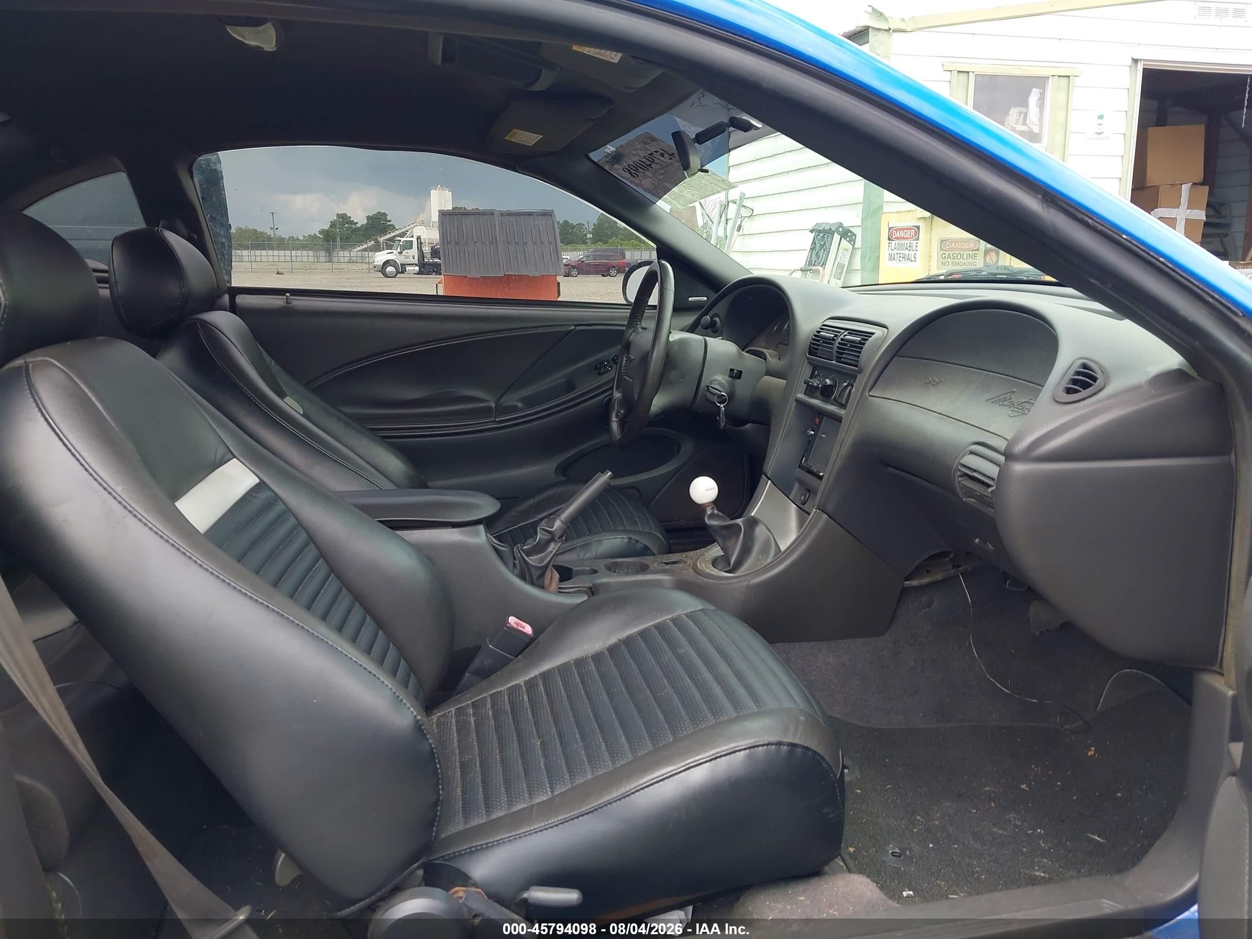 2003 Ford Mustang Mach 1 Синий vin: 1FAFP42R63F429899