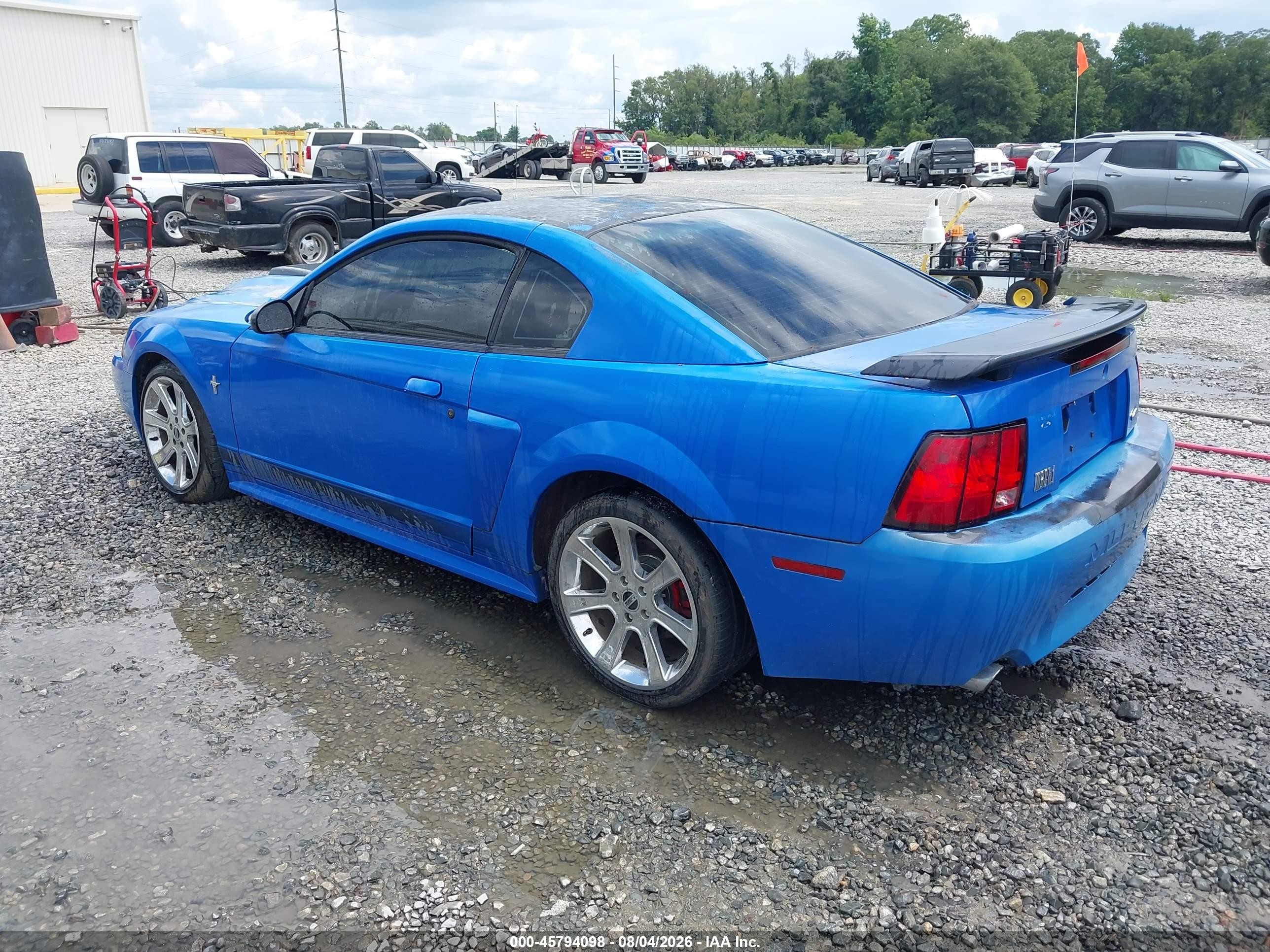 2003 Ford Mustang Mach 1 Синий vin: 1FAFP42R63F429899