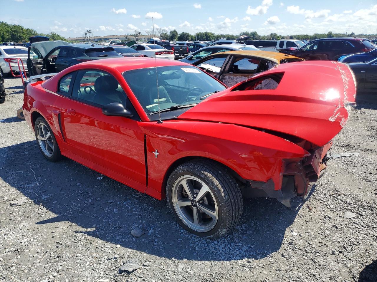 2003 Ford Mustang Mach I Red vin: 1FAFP42R73F425926