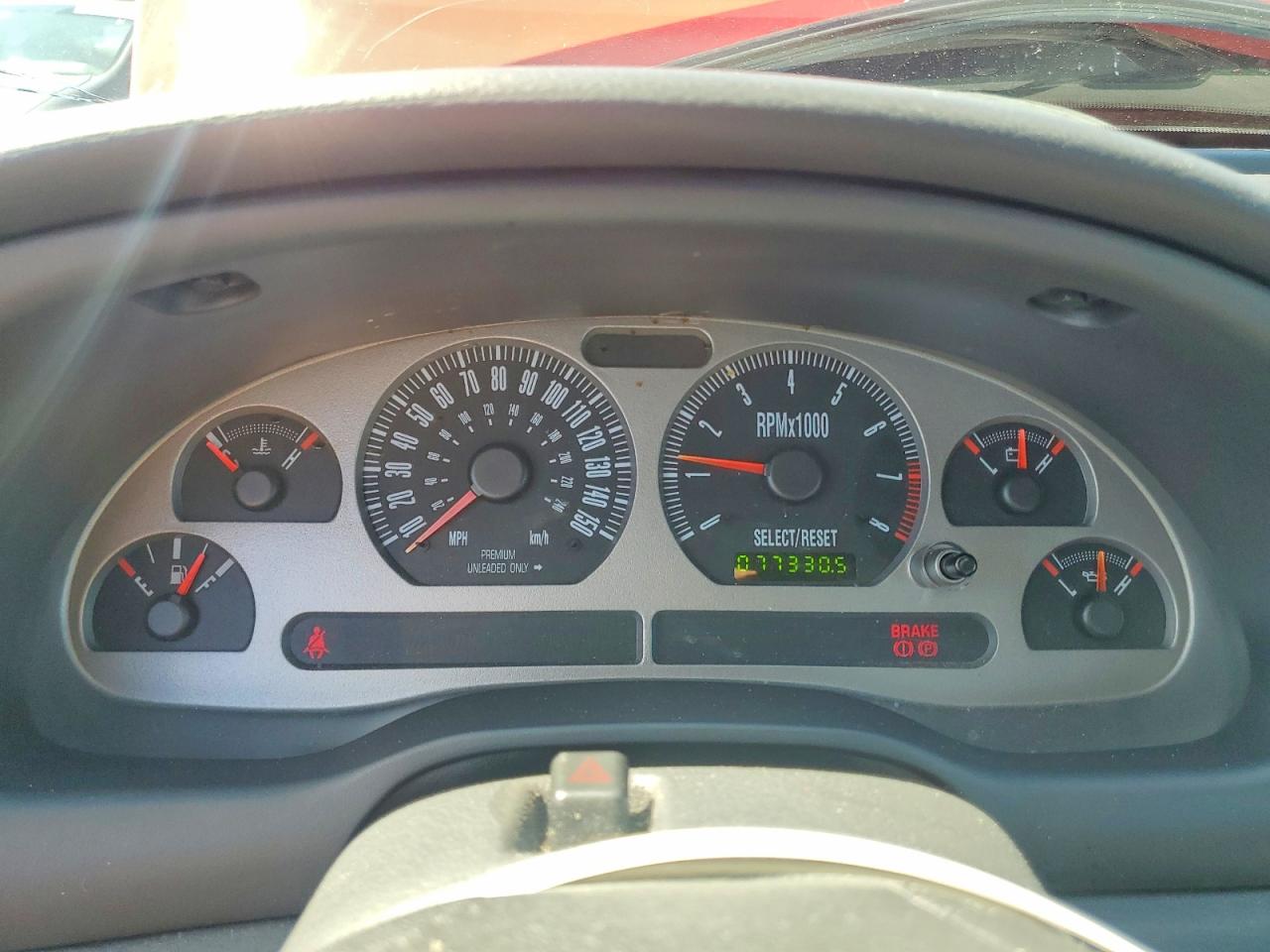 2003 Ford Mustang Mach I Red vin: 1FAFP42R73F425926